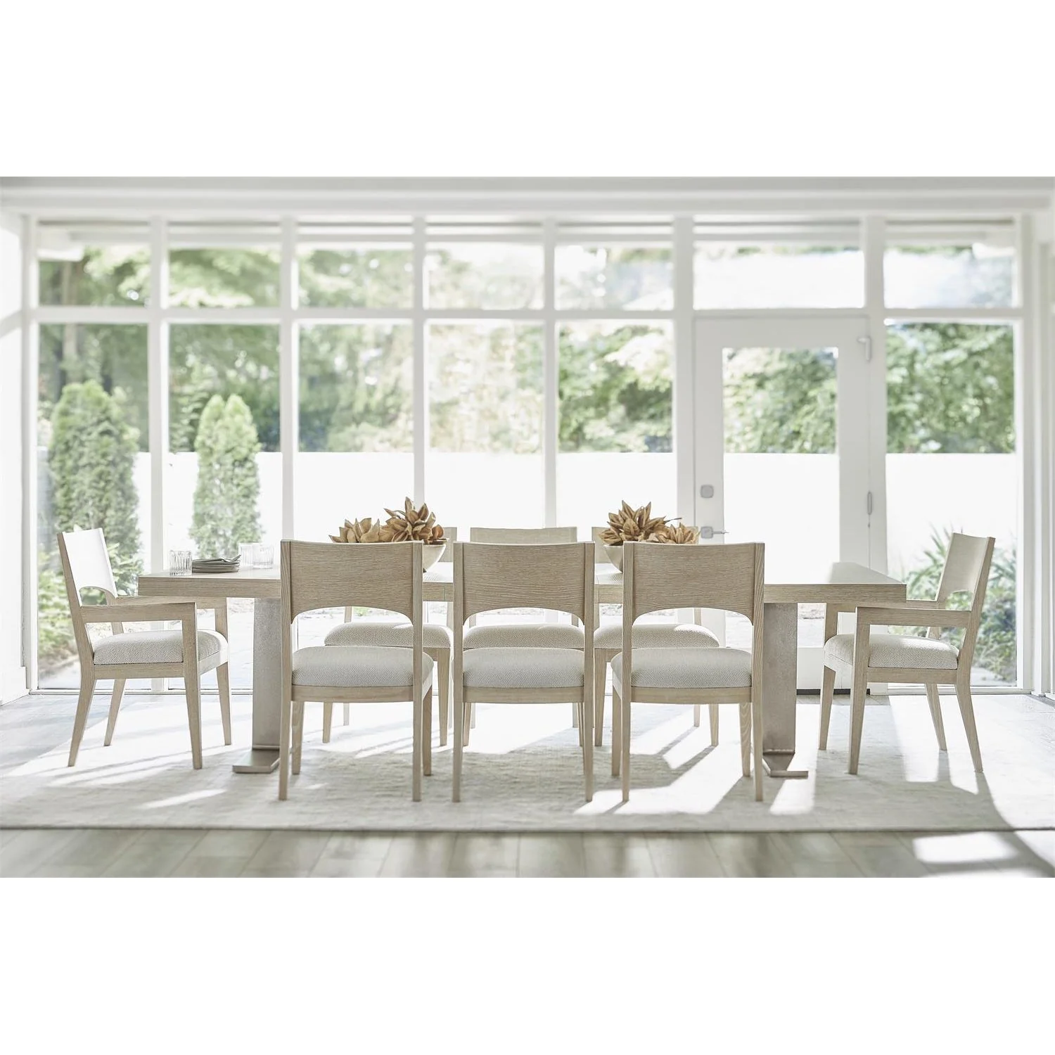 Bernhardt Solaria Rectangular Dining Table Y35 - Image 4