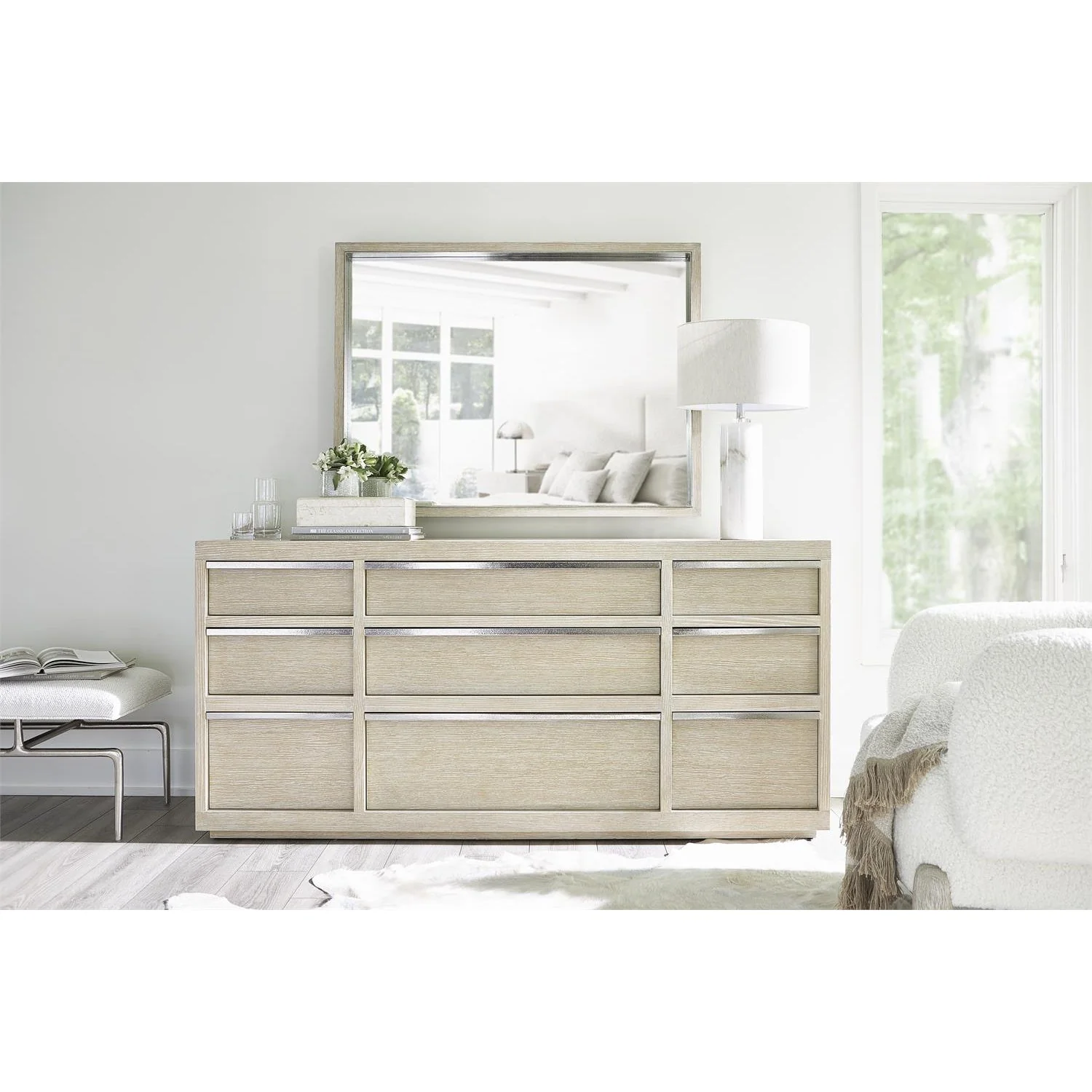 Bernhardt Solaria Rectangular Mirror Y10 - Image 3