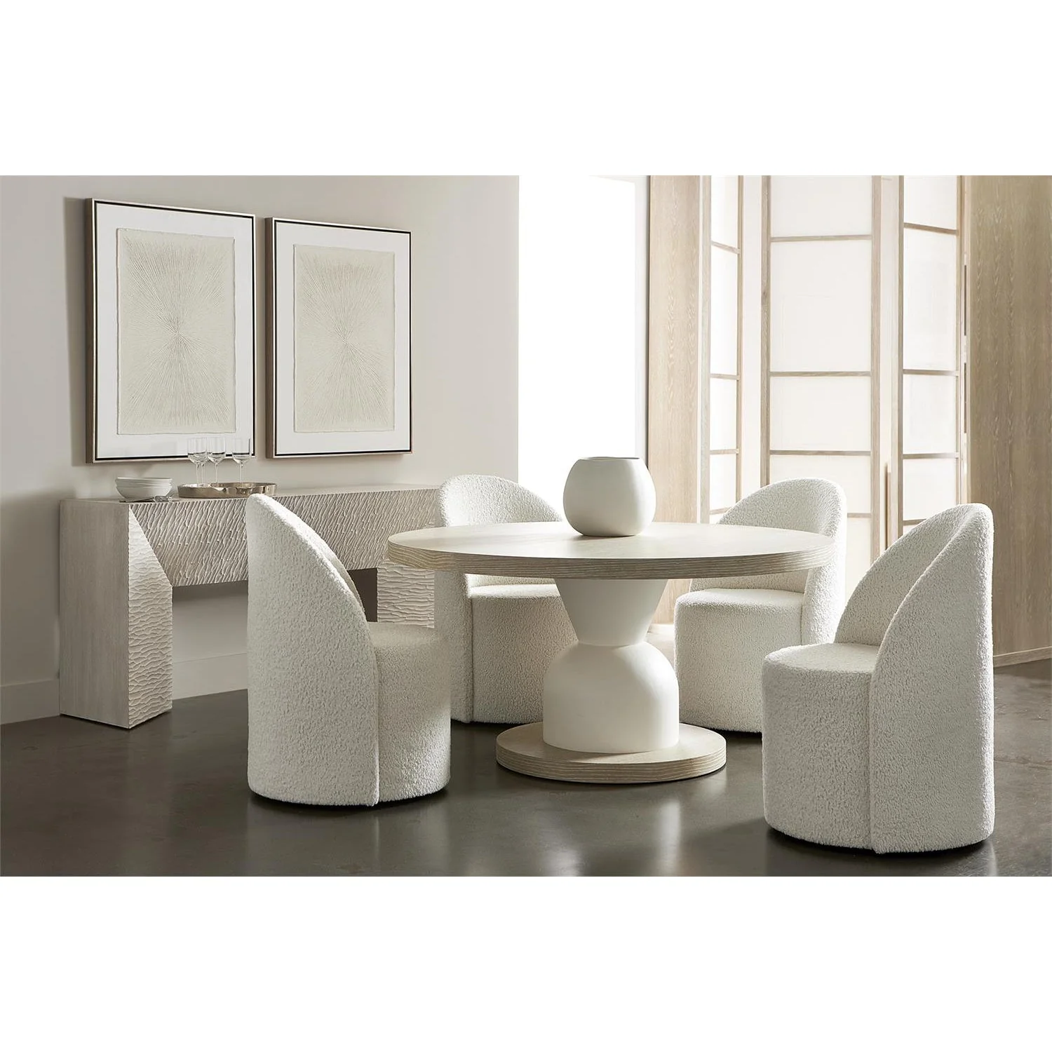 Bernhardt Solaria Round Dining Table Y35 - Image 2
