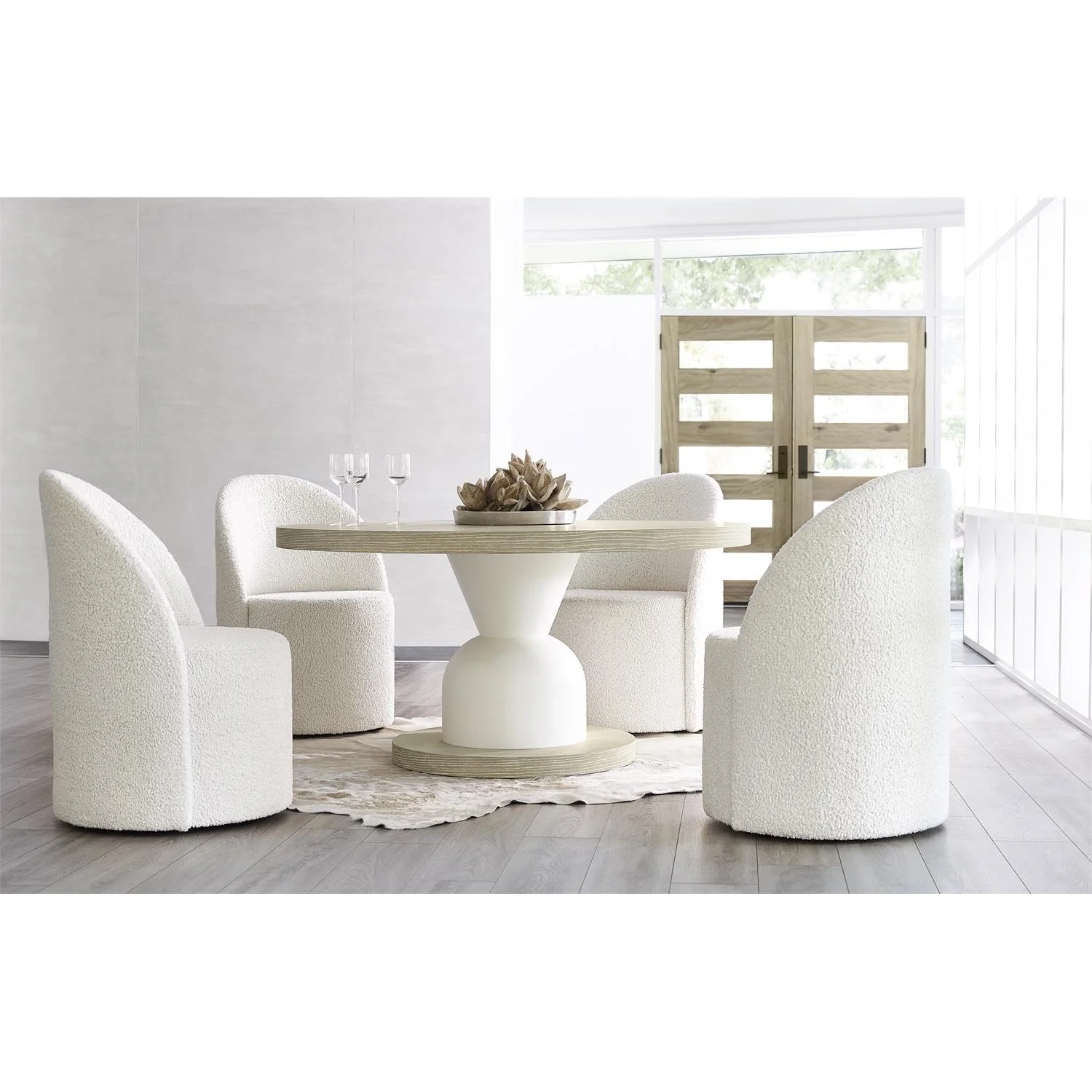Bernhardt Solaria Upholstered Arm Chair Y25 - Image 3