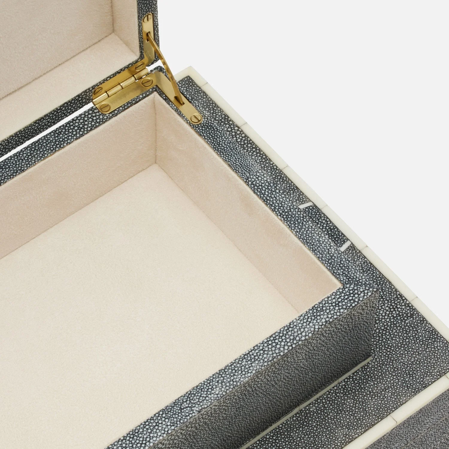 Breck Faux Shagreen Box - Set of 2 - Image 16