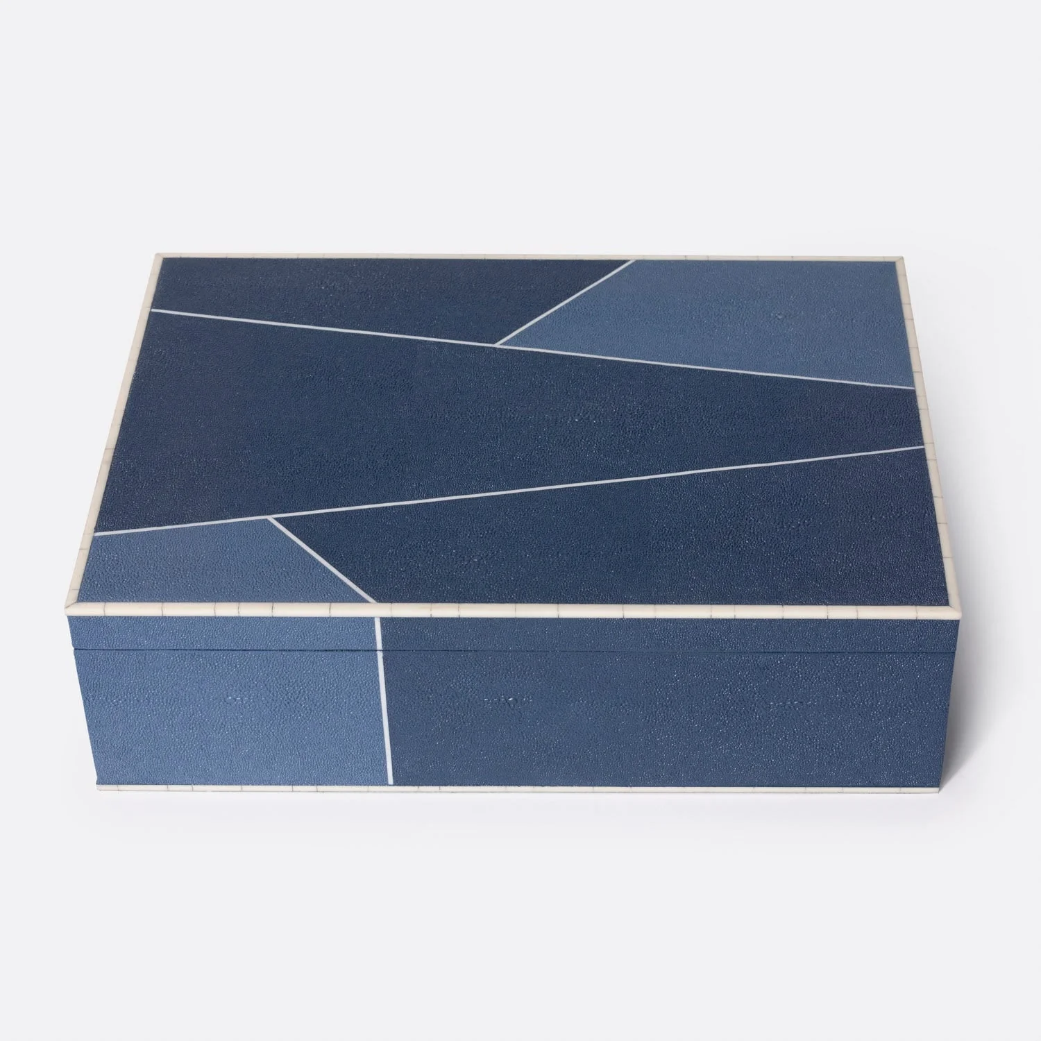 Breck XL Faux Shagreen Box - Image 11