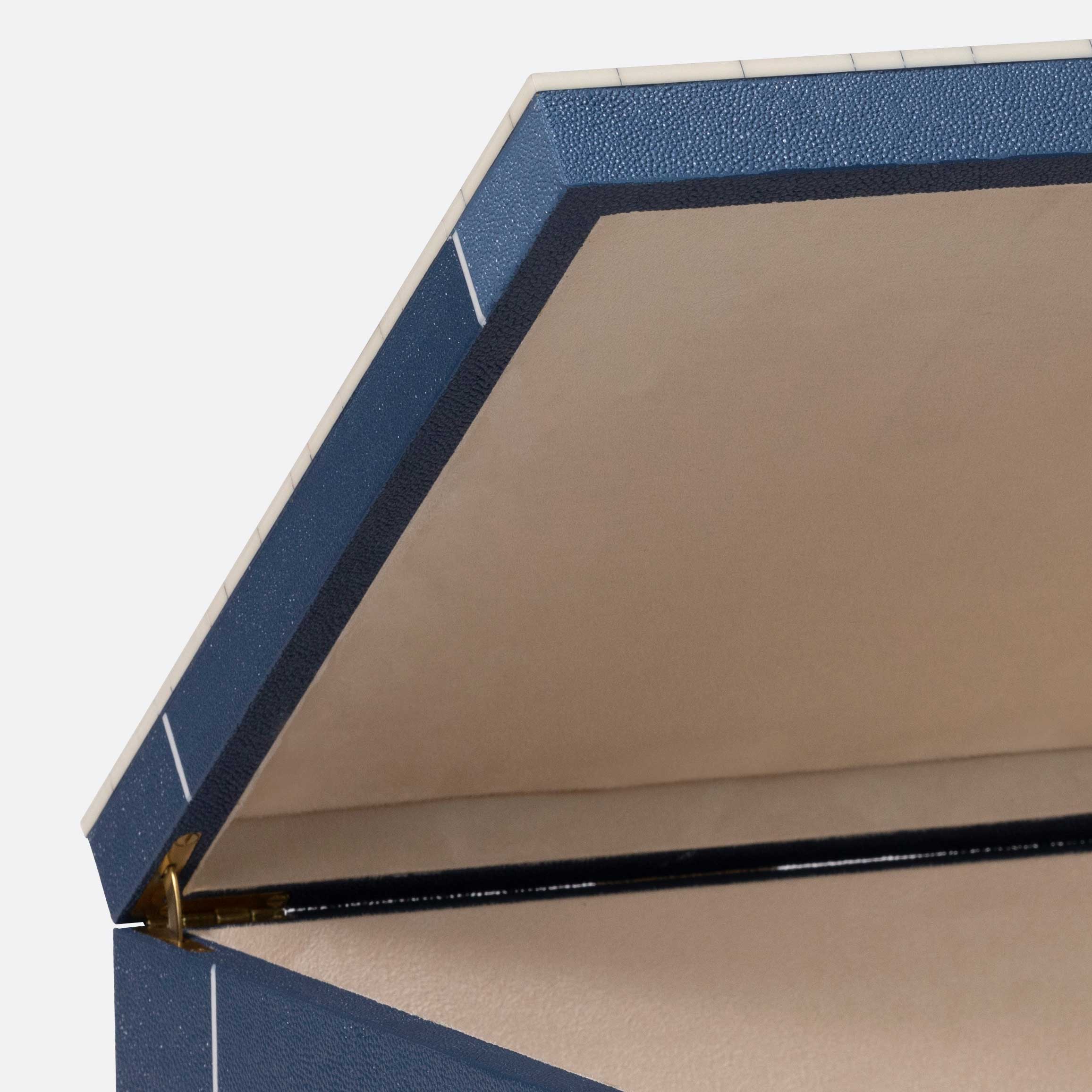 Breck XL Faux Shagreen Box - Image 12