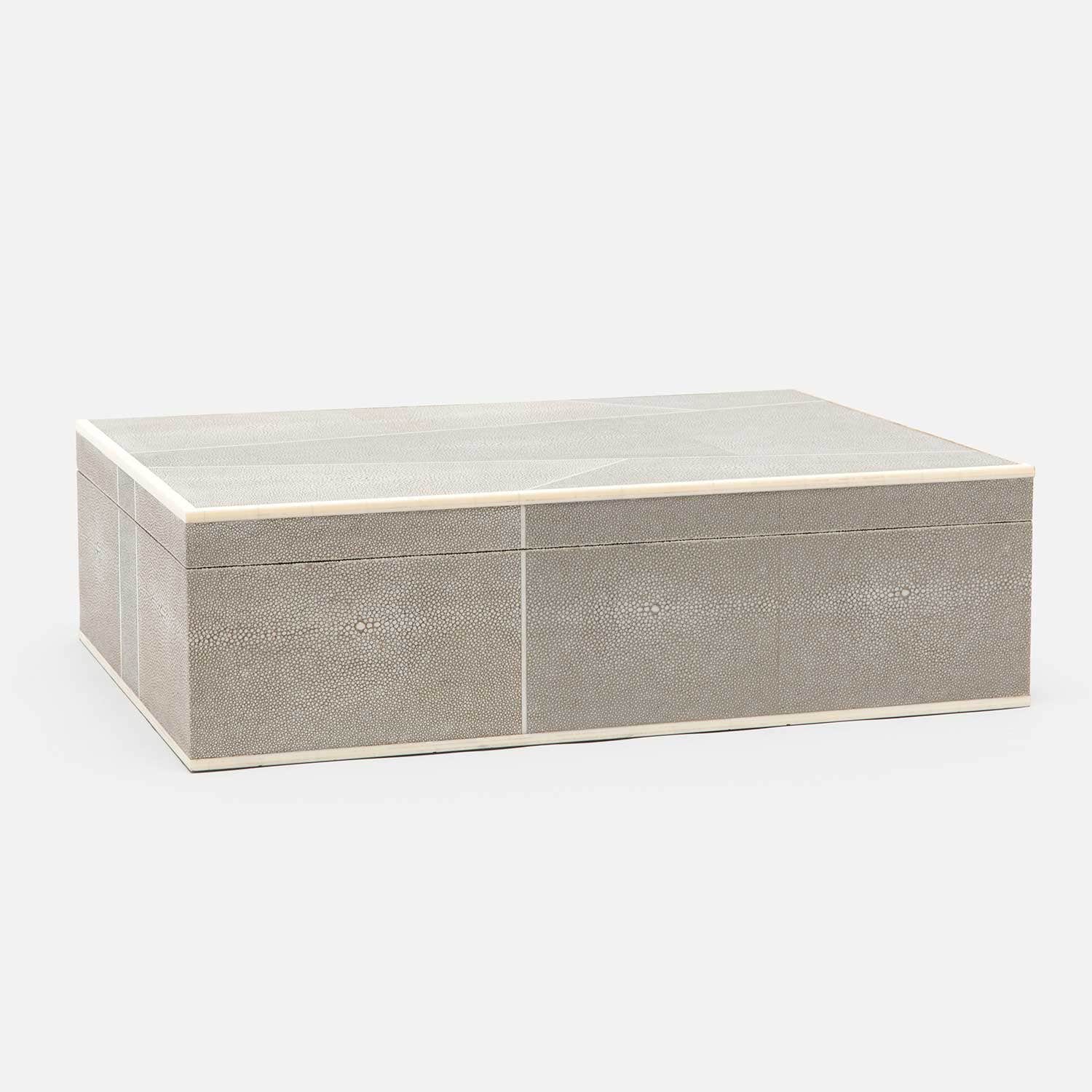 Breck XL Faux Shagreen Box - Image 13