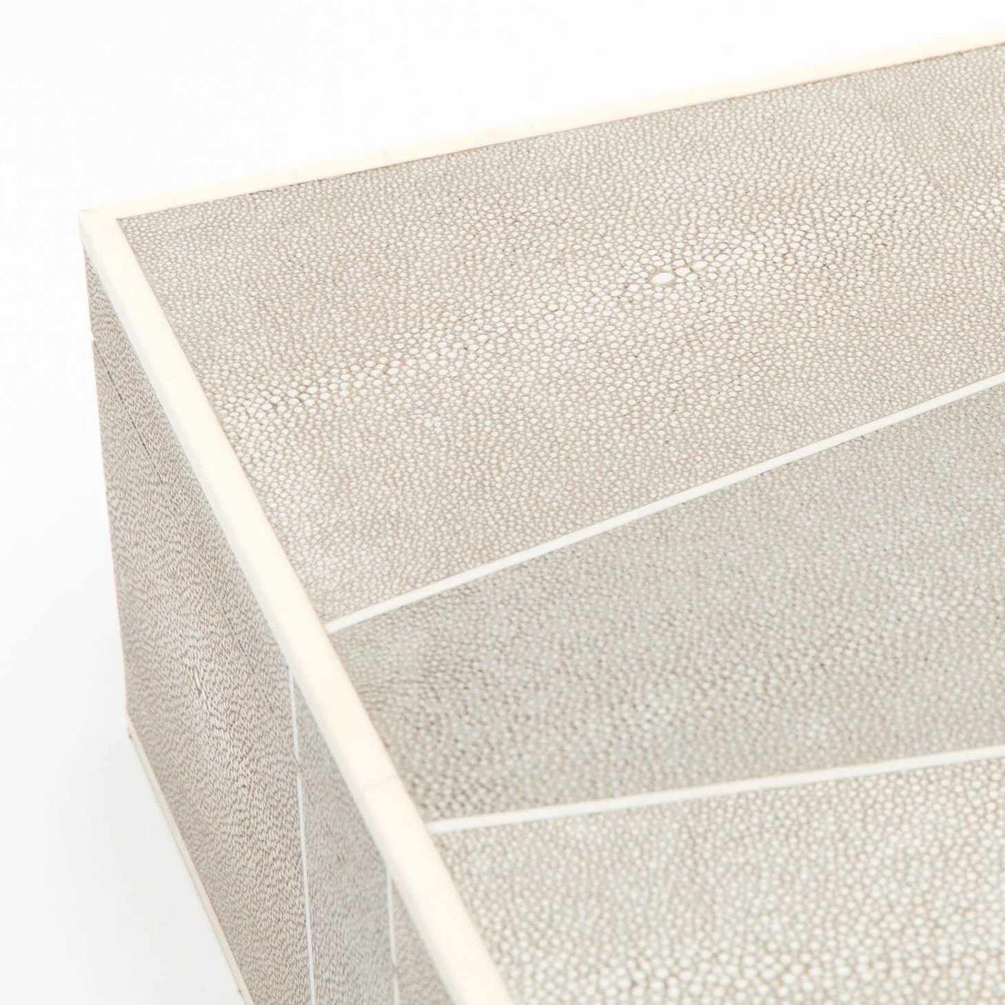 Breck XL Faux Shagreen Box - Image 16
