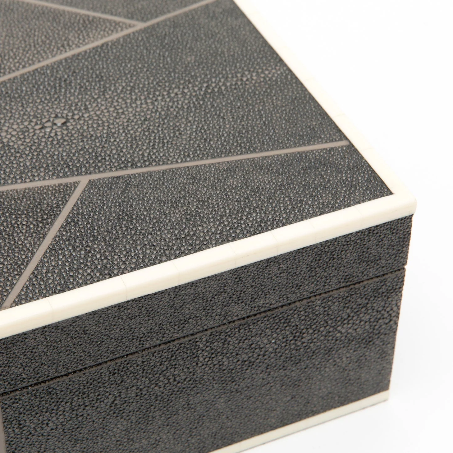 Breck XL Faux Shagreen Box - Image 2