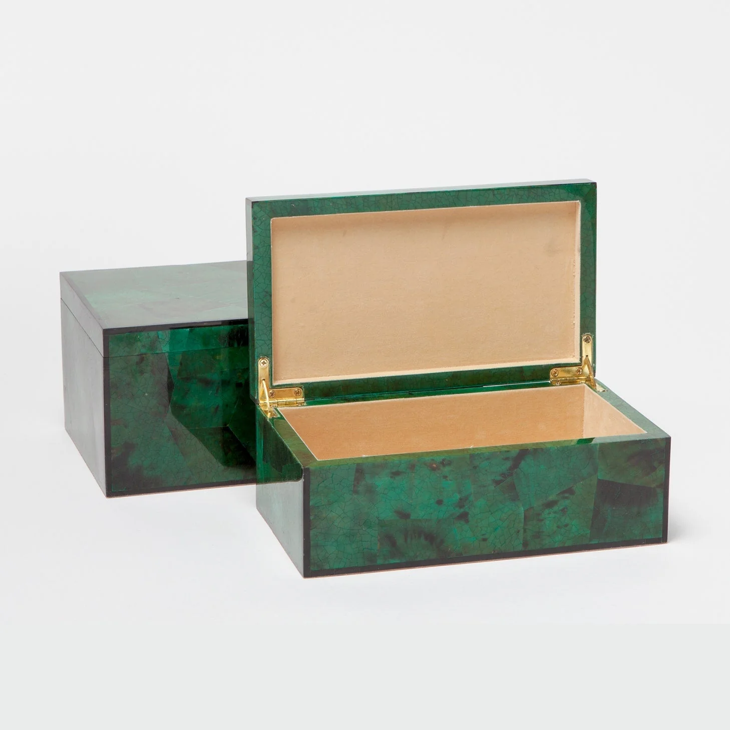 Brielle Emerald Tab Box - Set of 2 - Image 3