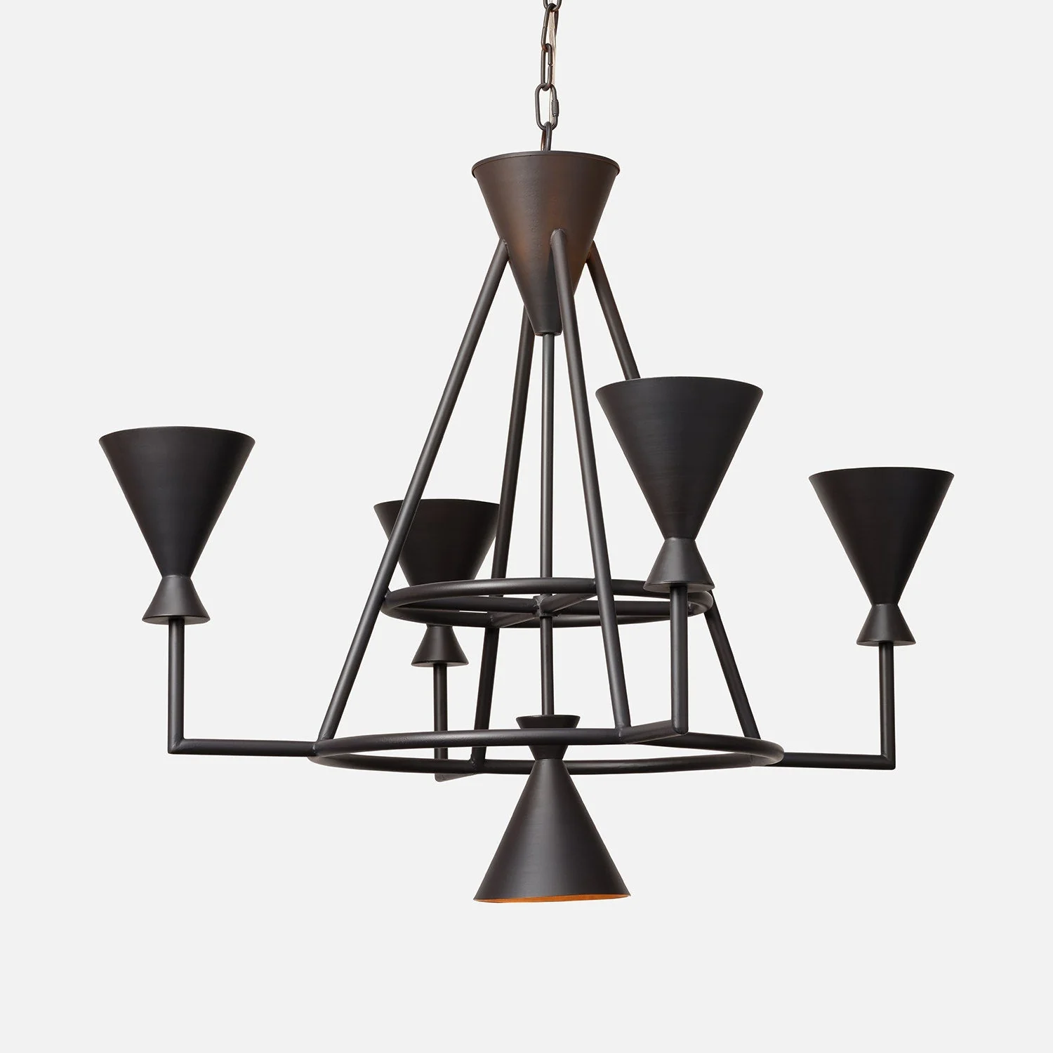 Bristol Modern Iron Chandelier - Image 3
