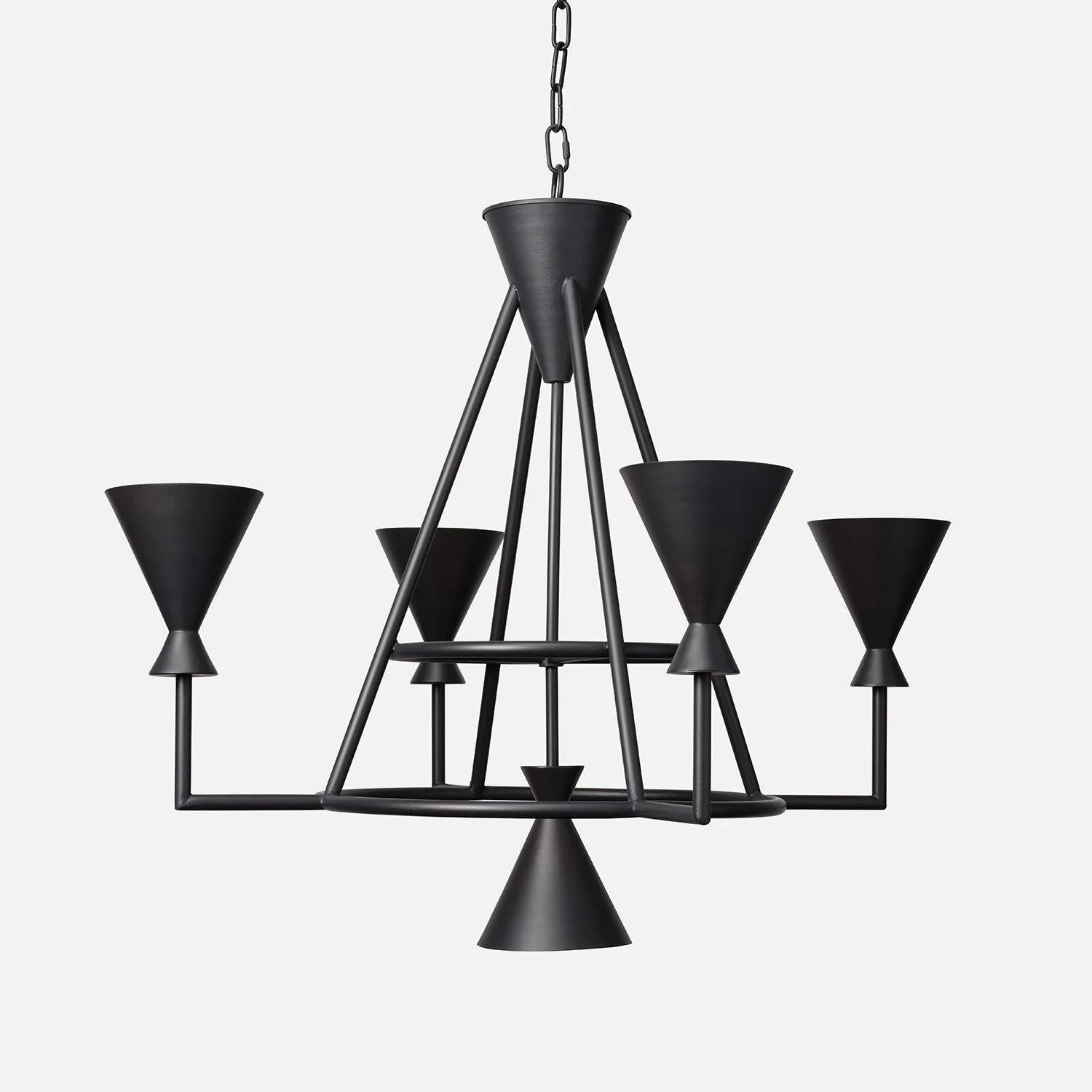 Bristol Modern Iron Chandelier - Image 4