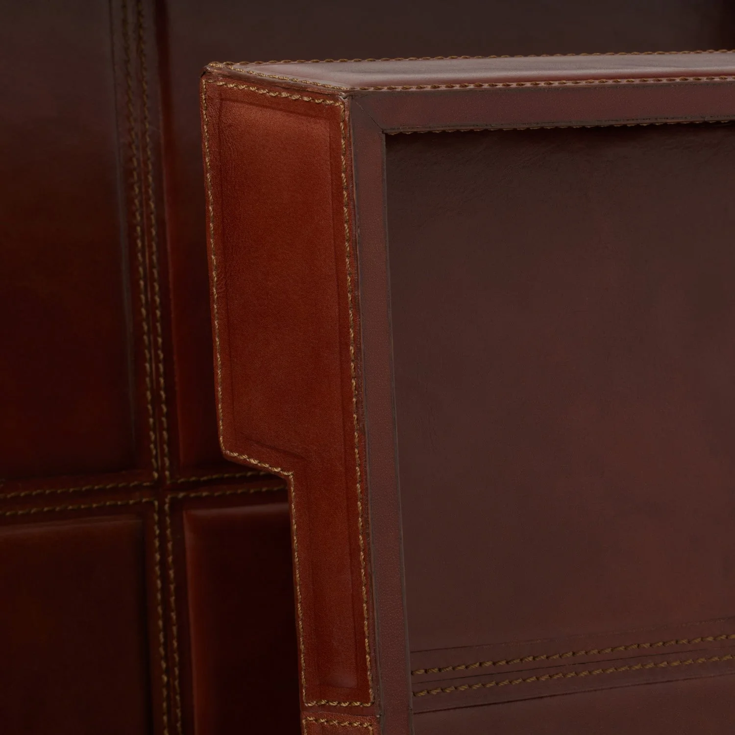 Bryant Leather Tray - Set of 2 - Image 10