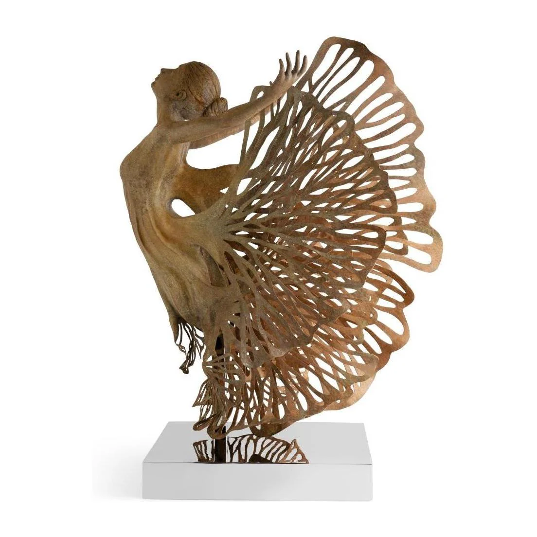 Michael Aram Butterfly Gingko Fairy Sculpture - Image 3