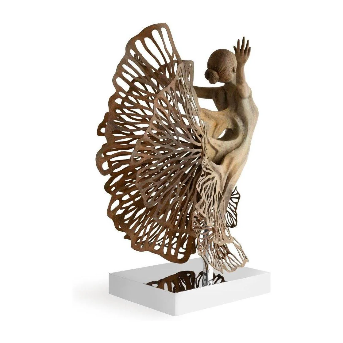 Michael Aram Butterfly Gingko Fairy Sculpture - Image 4