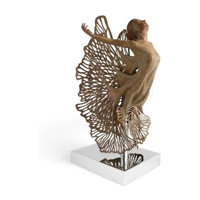 Michael Aram Butterfly Gingko Fairy Tabletop Sculpture - Image 5