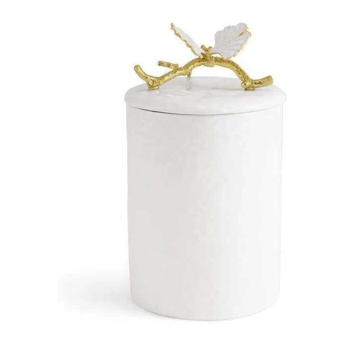 Michael Aram Butterfly Ginkgo Gold Porcelain Canister - Image 12