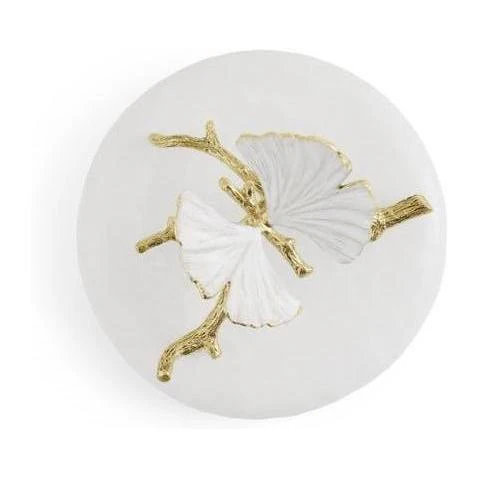 Michael Aram Butterfly Ginkgo Gold Porcelain Canister - Image 16
