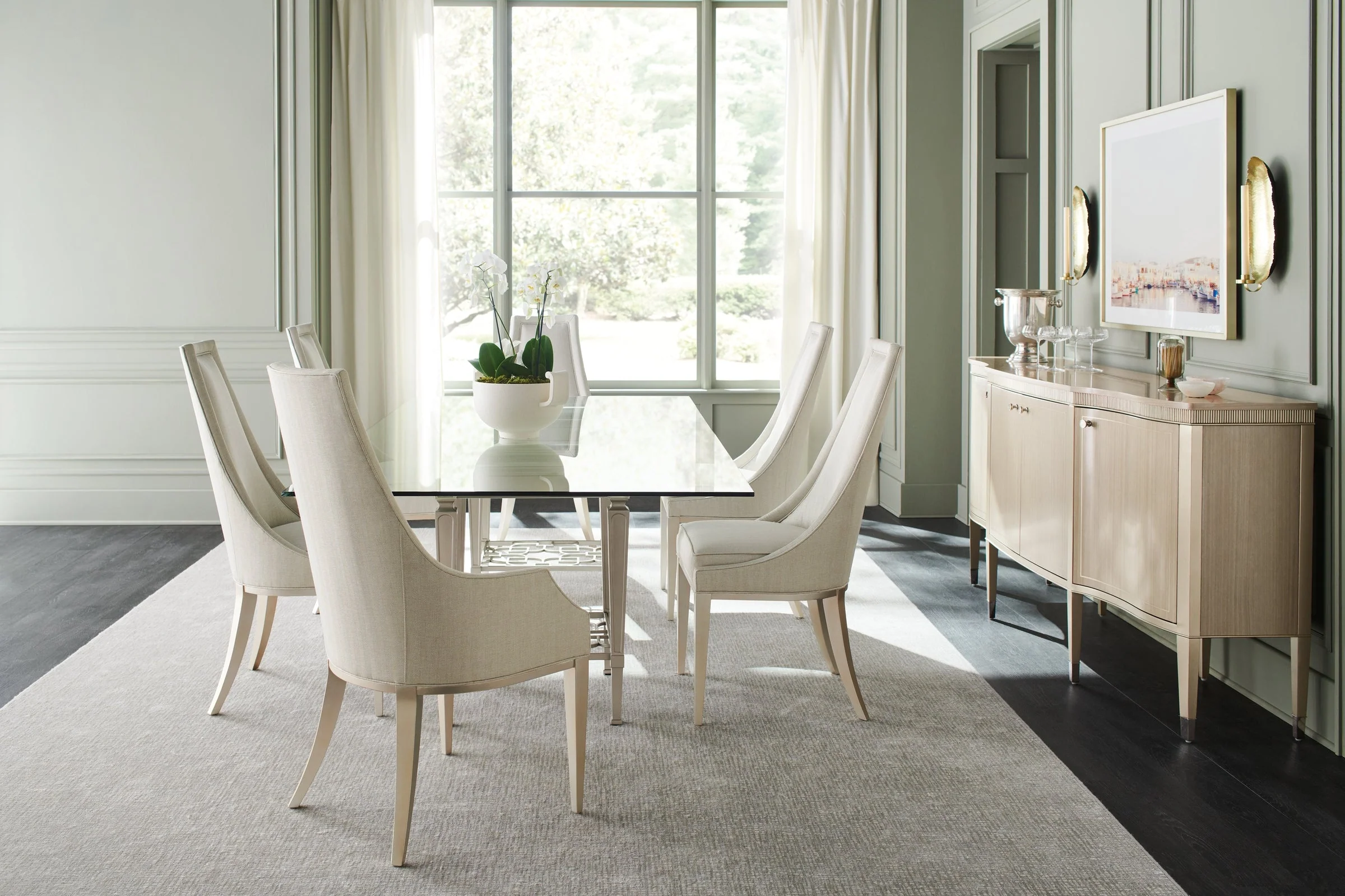 Caracole Classic A Social Event Rectangular Dining Table - Image 2