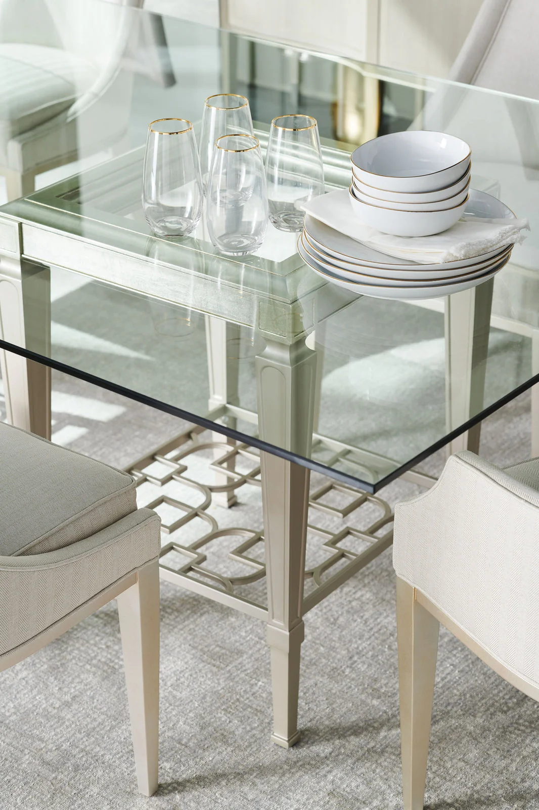 Caracole Classic A Social Event Rectangular Dining Table - Image 3