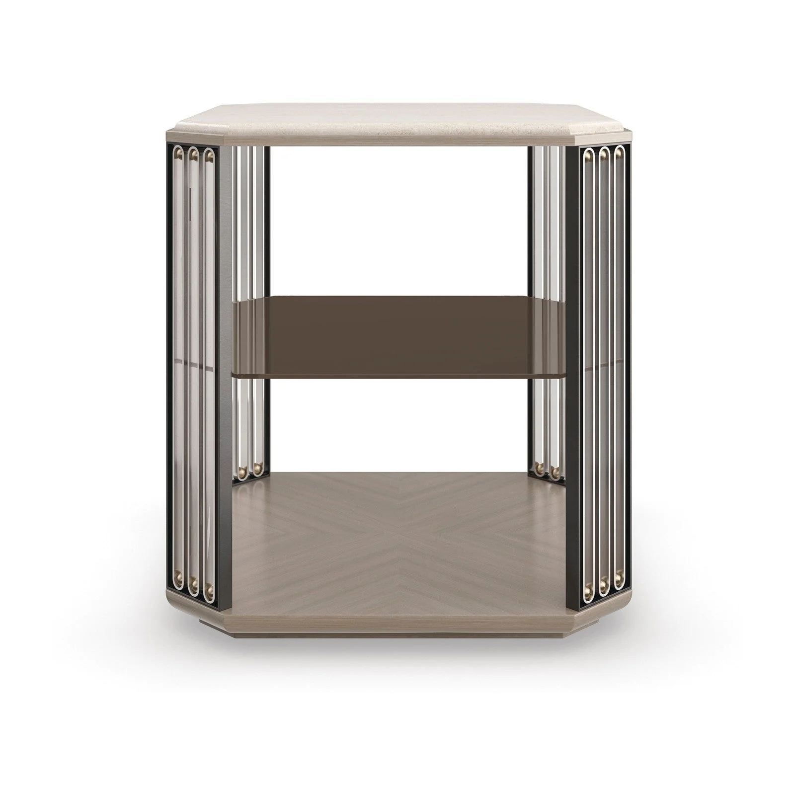 Caracole Classic Alloy End Table Clearance - Image 7