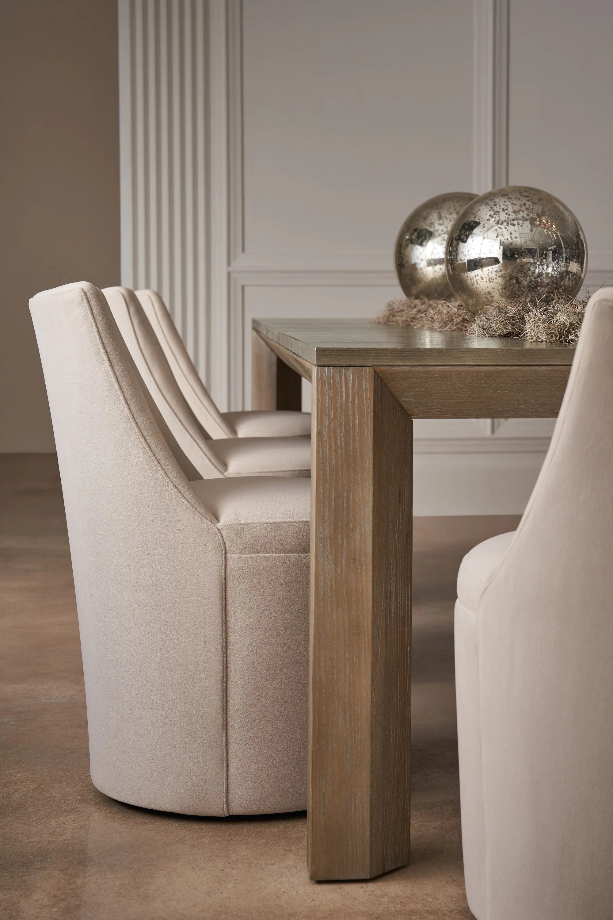 Caracole Classic Barrel Roll Dining Side Chair - Image 10