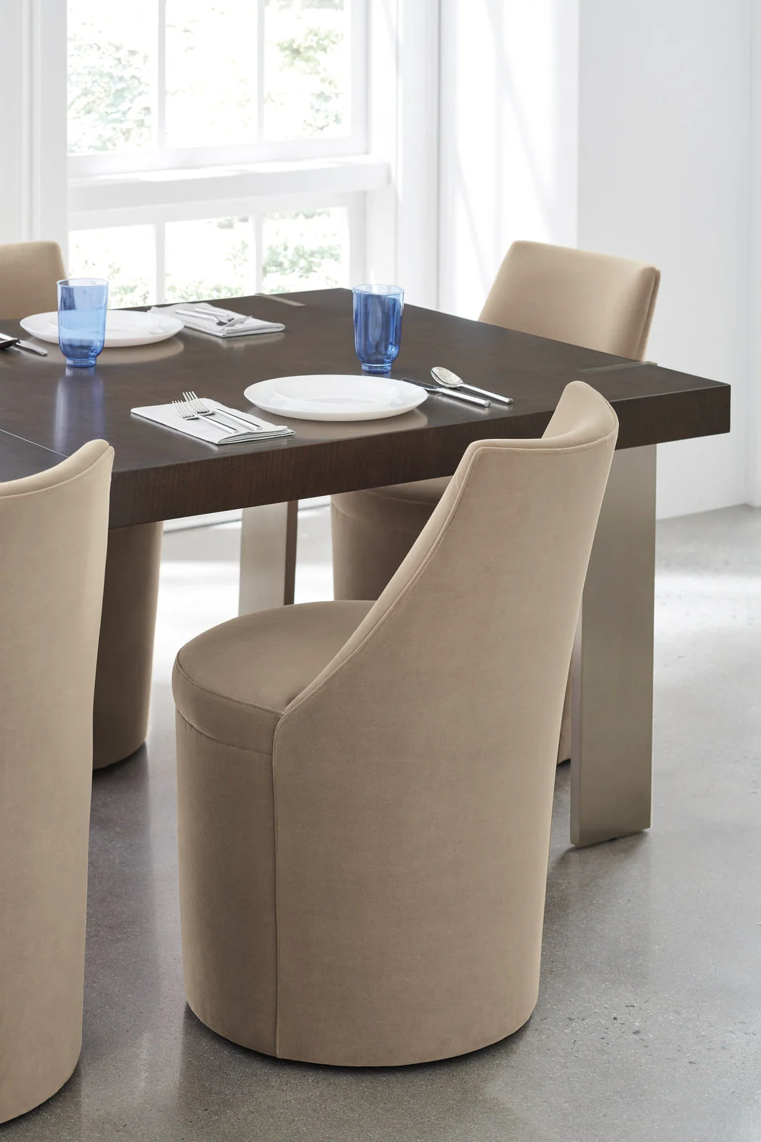 Caracole Classic Barrel Roll Dining Side Chair - Image 2