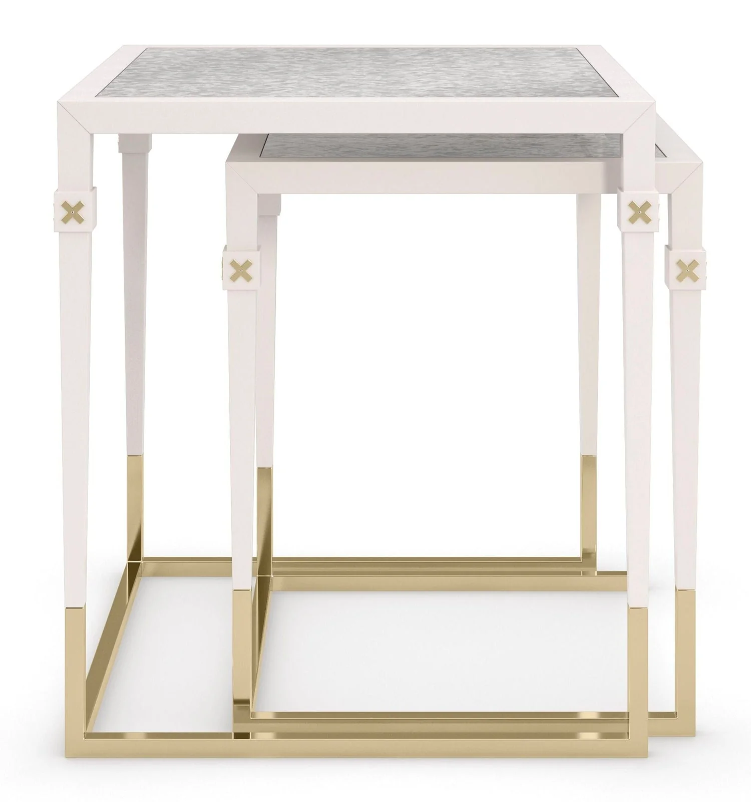 Caracole Classic Better Together Nesting Tables Open Box - Image 4