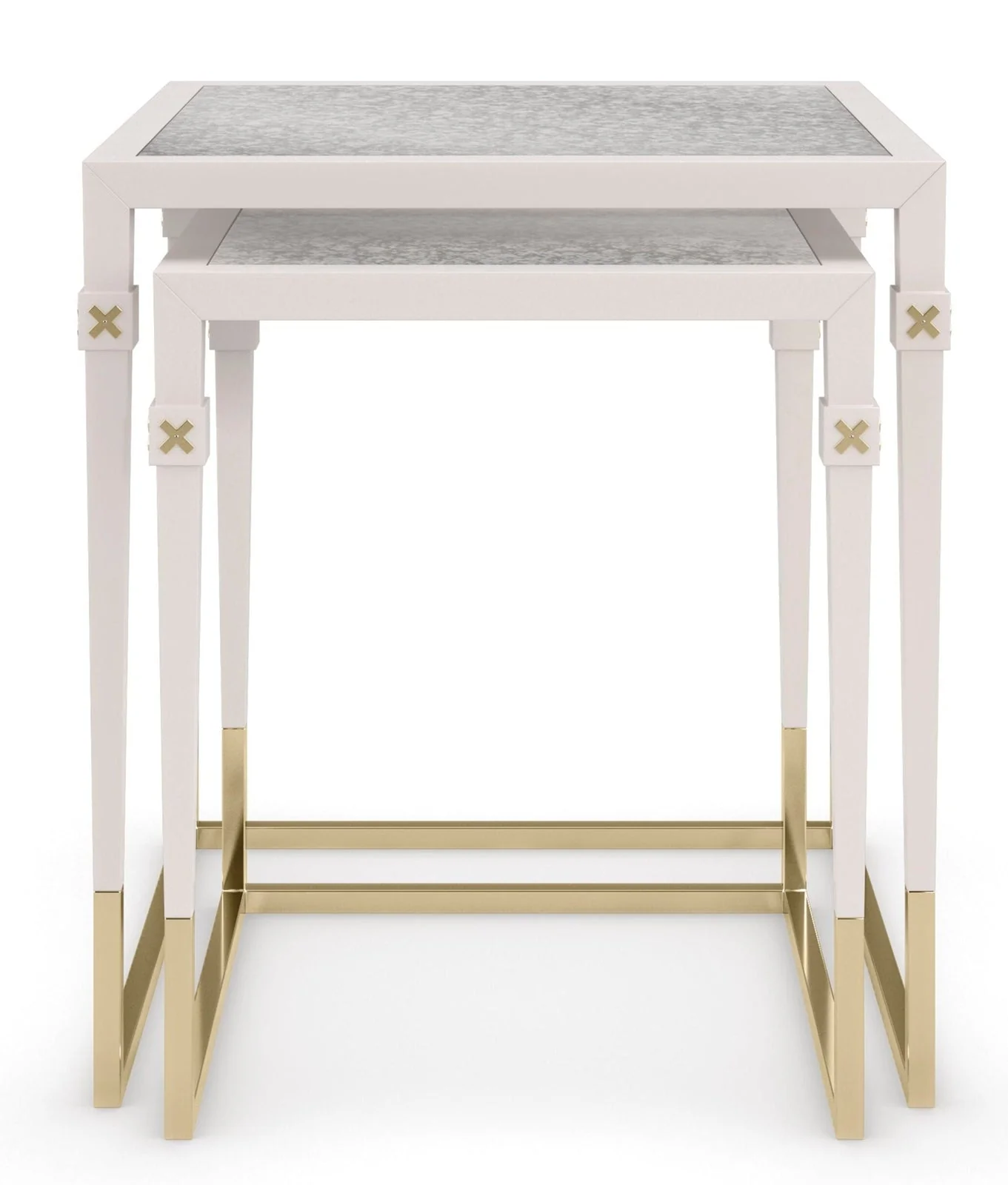 Caracole Classic Better Together Nesting Tables Open Box - Image 5