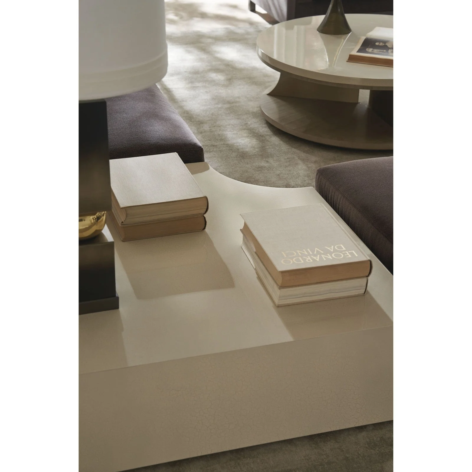 Caracole Classic Buttoned Up End Table Clearance - Image 2