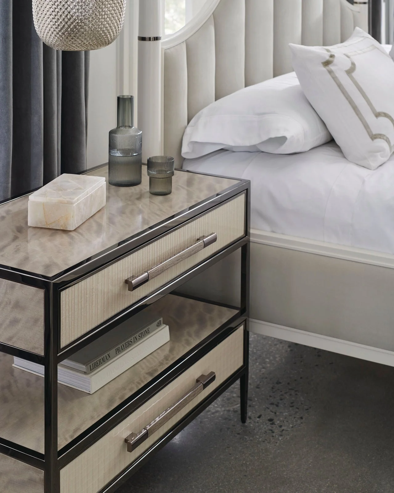 Caracole Classic Dual Impressions Nightstand INV - Image 6