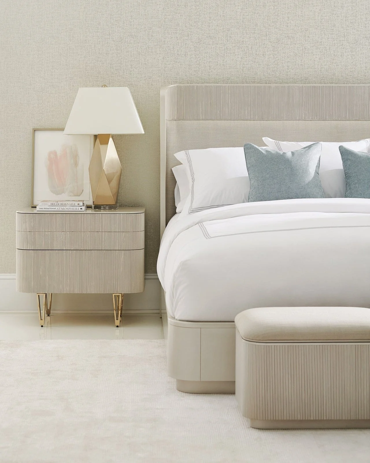Caracole Classic For The Love of Ottoman - Image 3