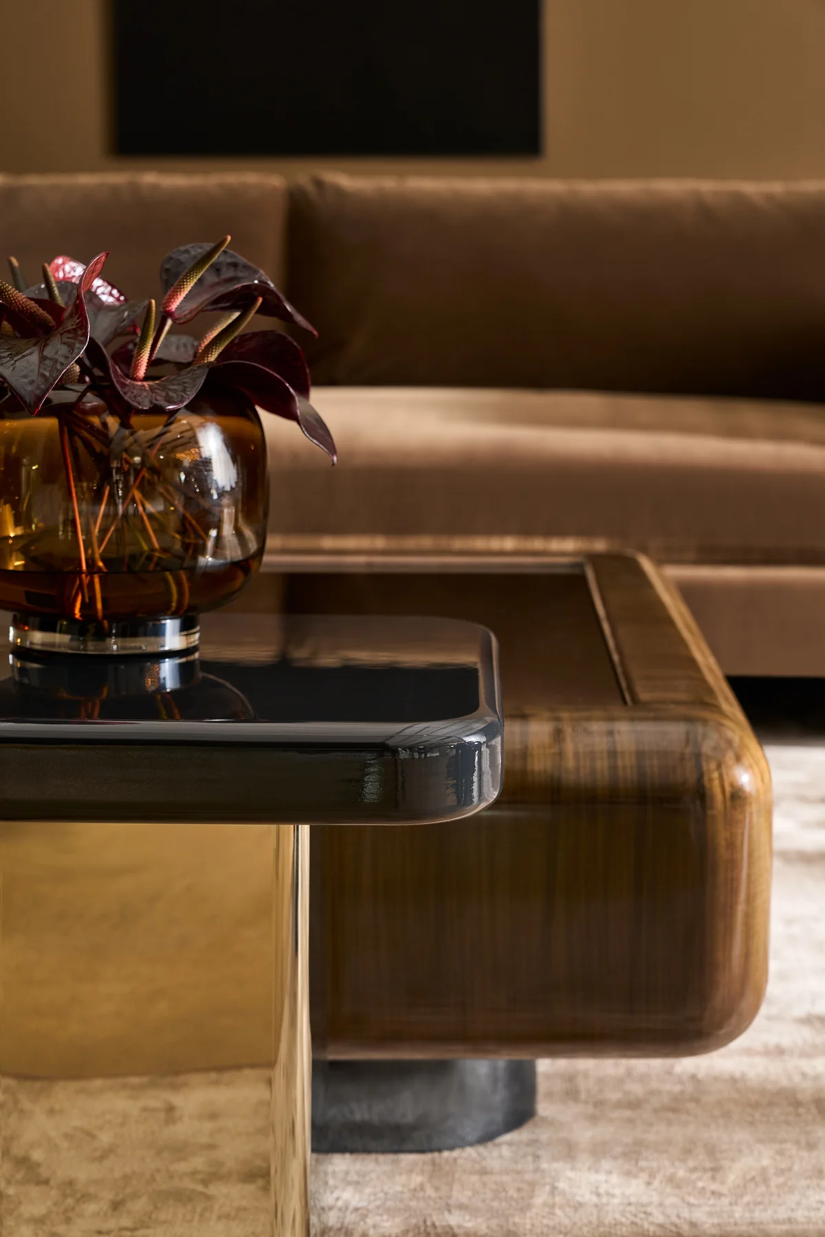 Caracole Classic Gelee Cocktail Table - Caramello - Image 4