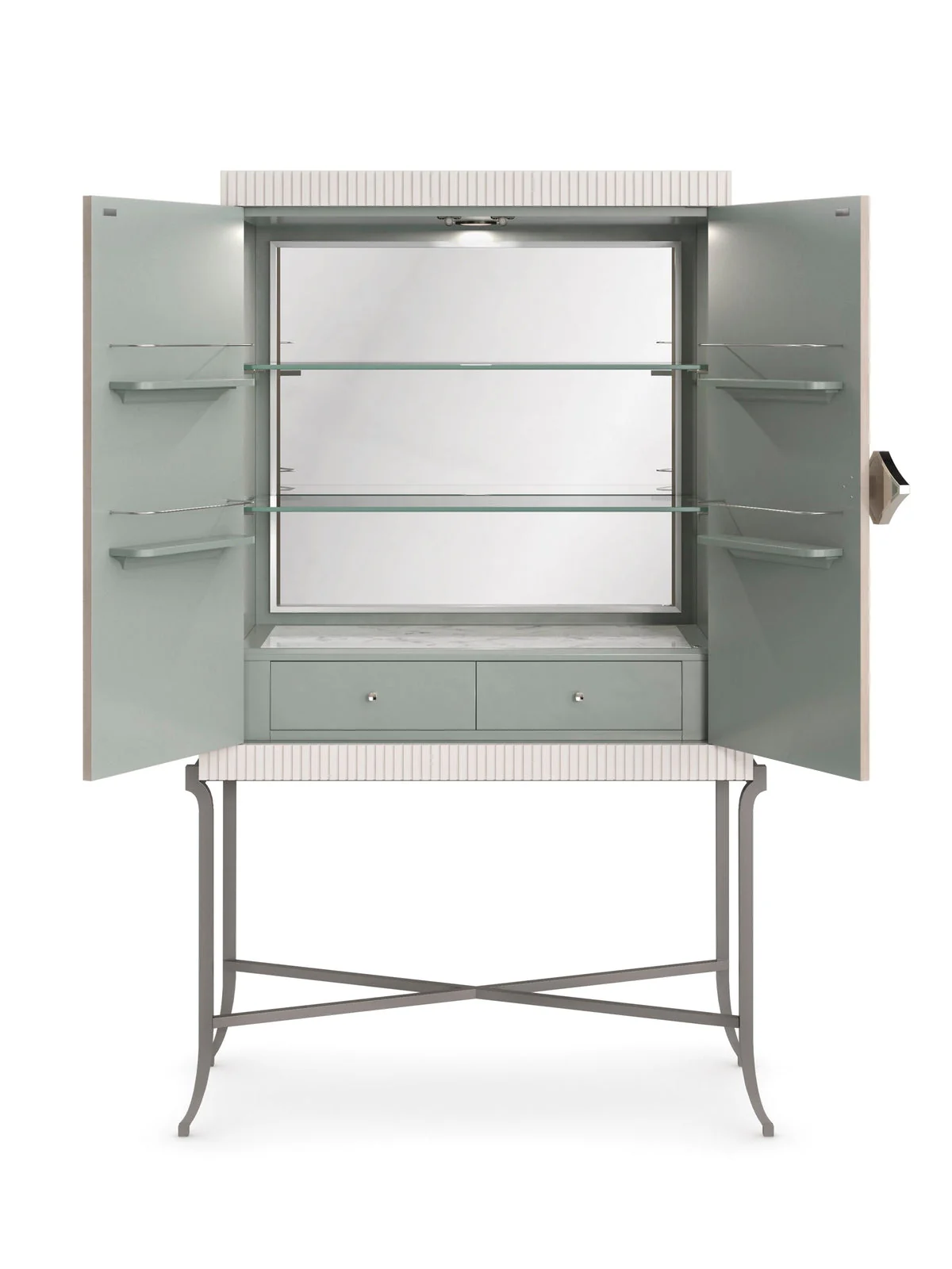 Caracole Classic High Expectations Bar Cabinet - Image 8