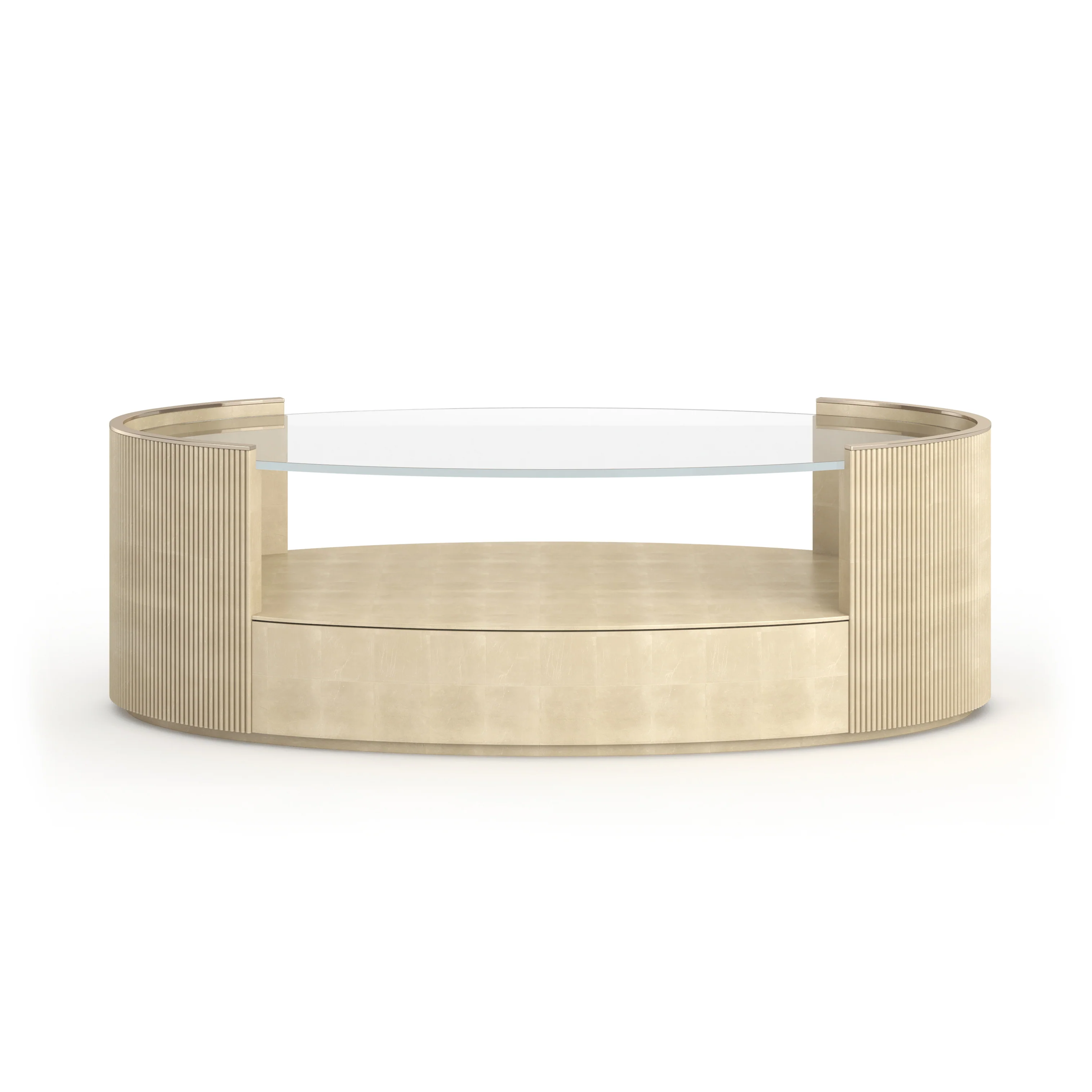 Caracole Classic Love Oval Cocktail Table - Image 4