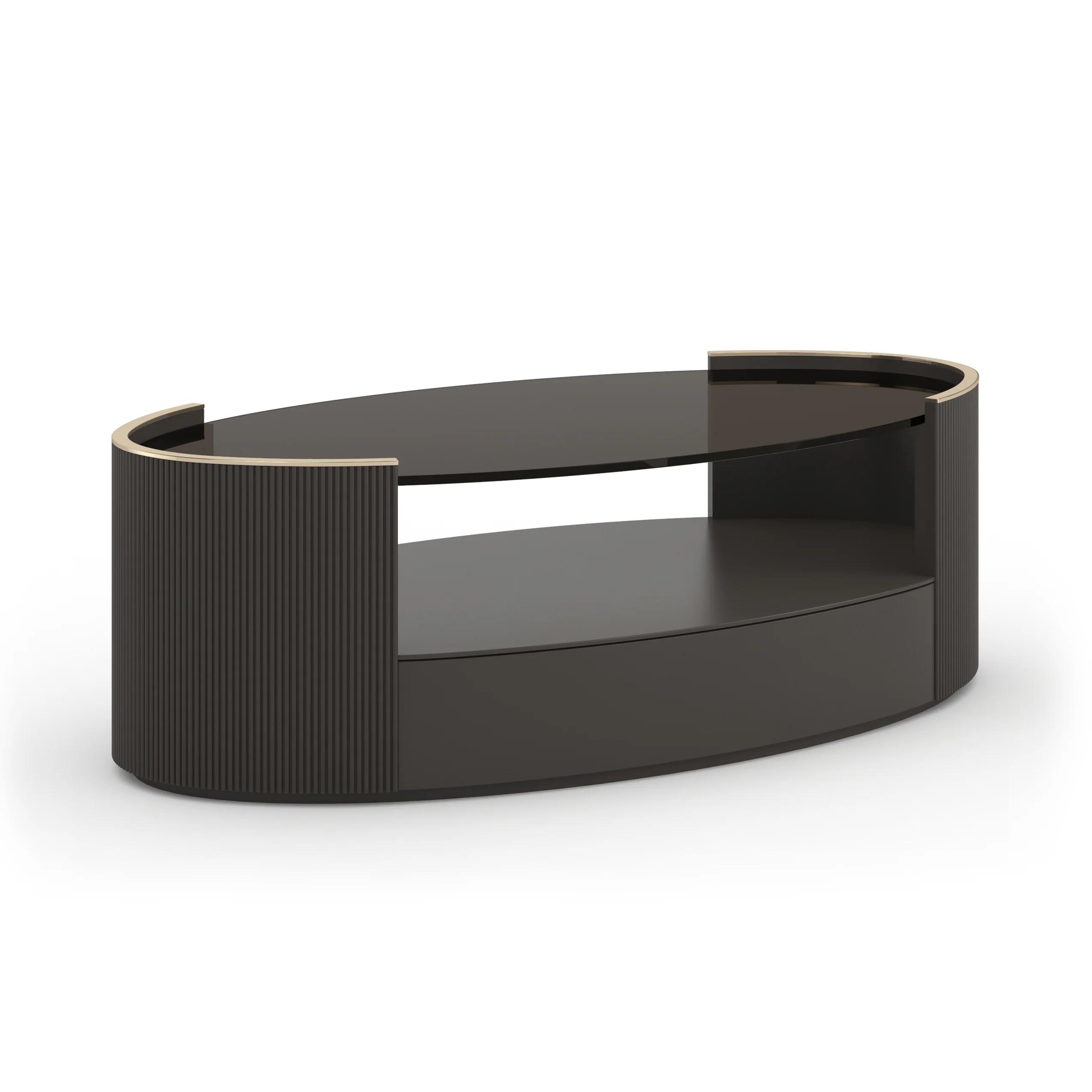 Caracole Classic Love Oval Cocktail Table - Image 7