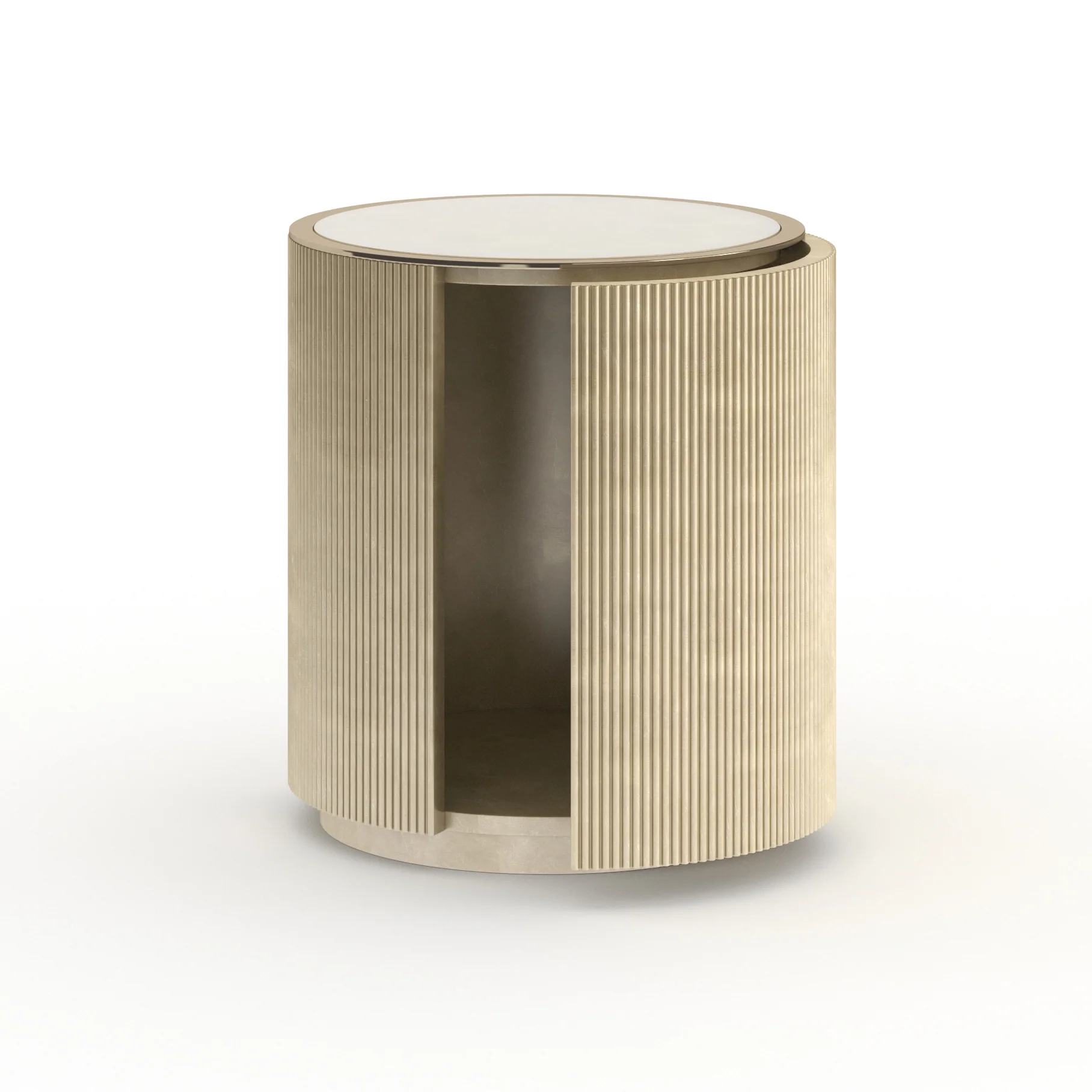 Caracole Classic Love Round End Table - Image 11