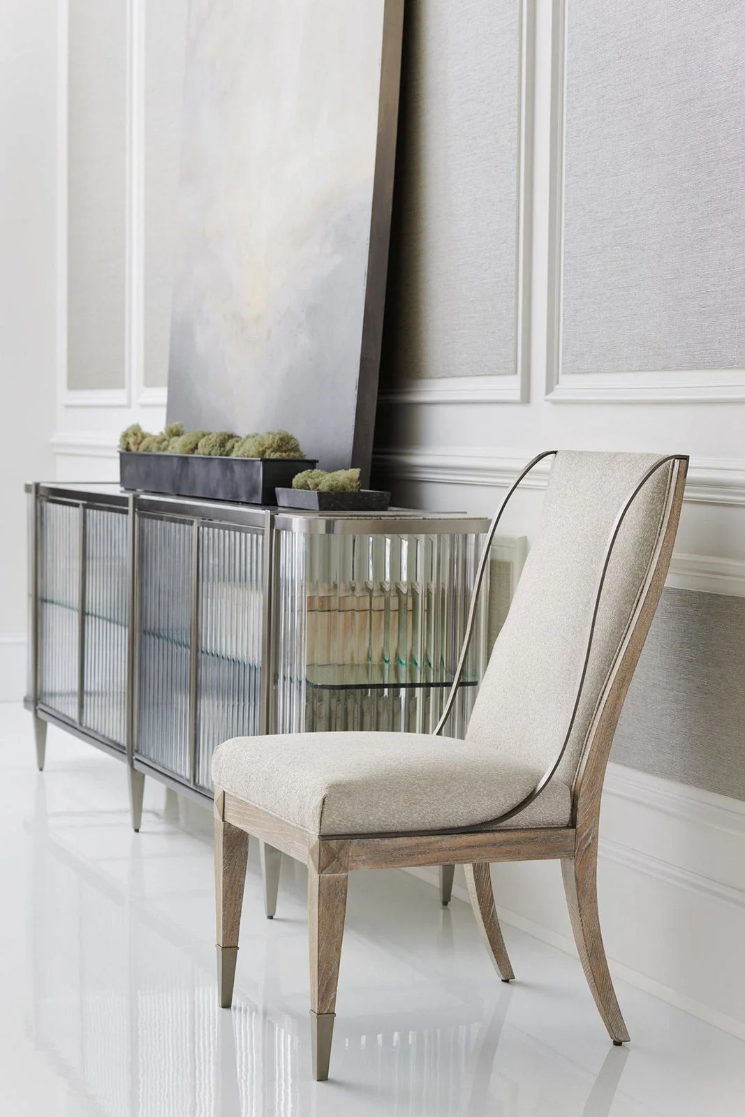 Caracole Classic Open Arms Side Chair - Image 5