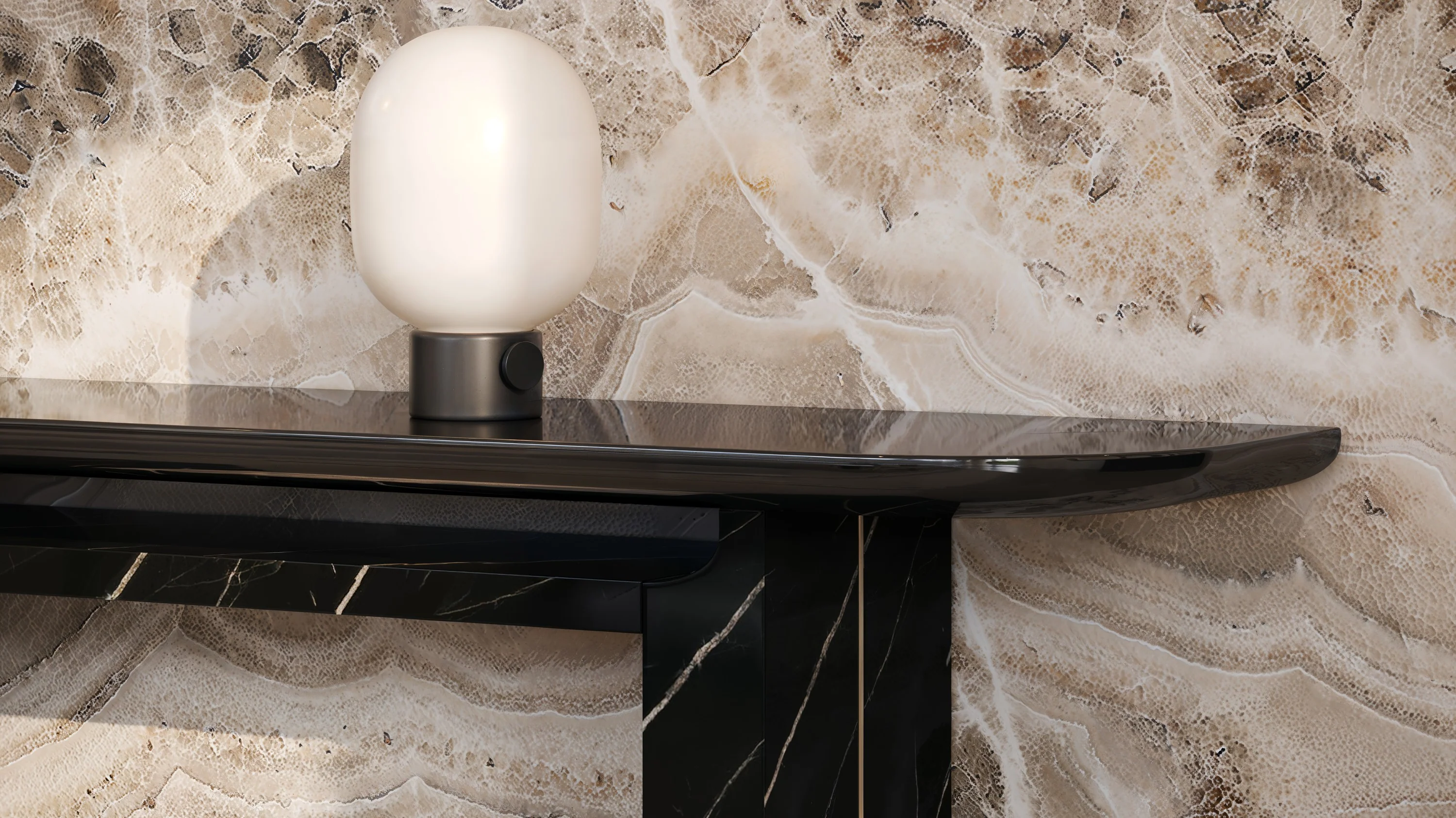 Caracole Classic Overlap Console Table - Image 6