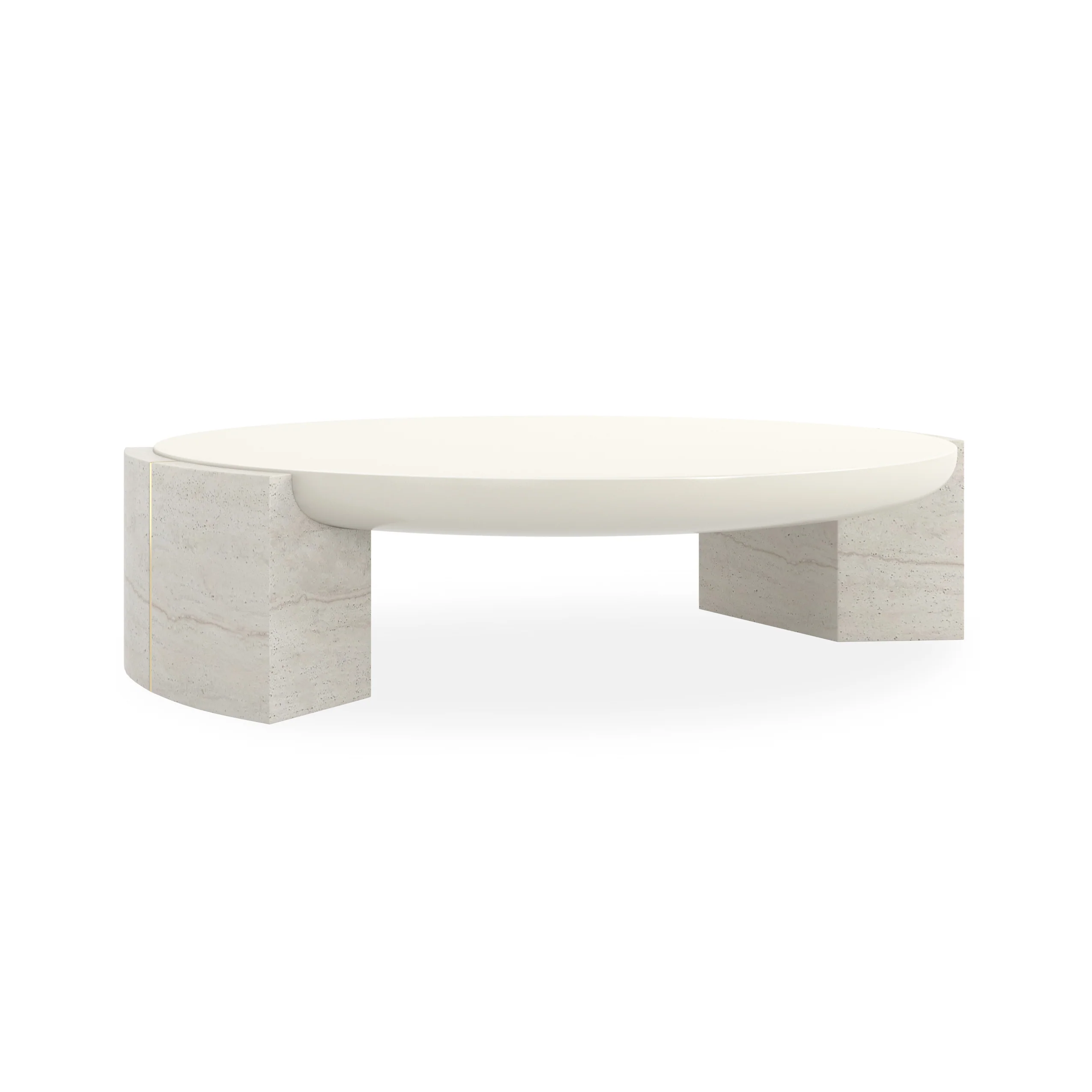Caracole Classic Overlap Round Cocktail Table - Image 3