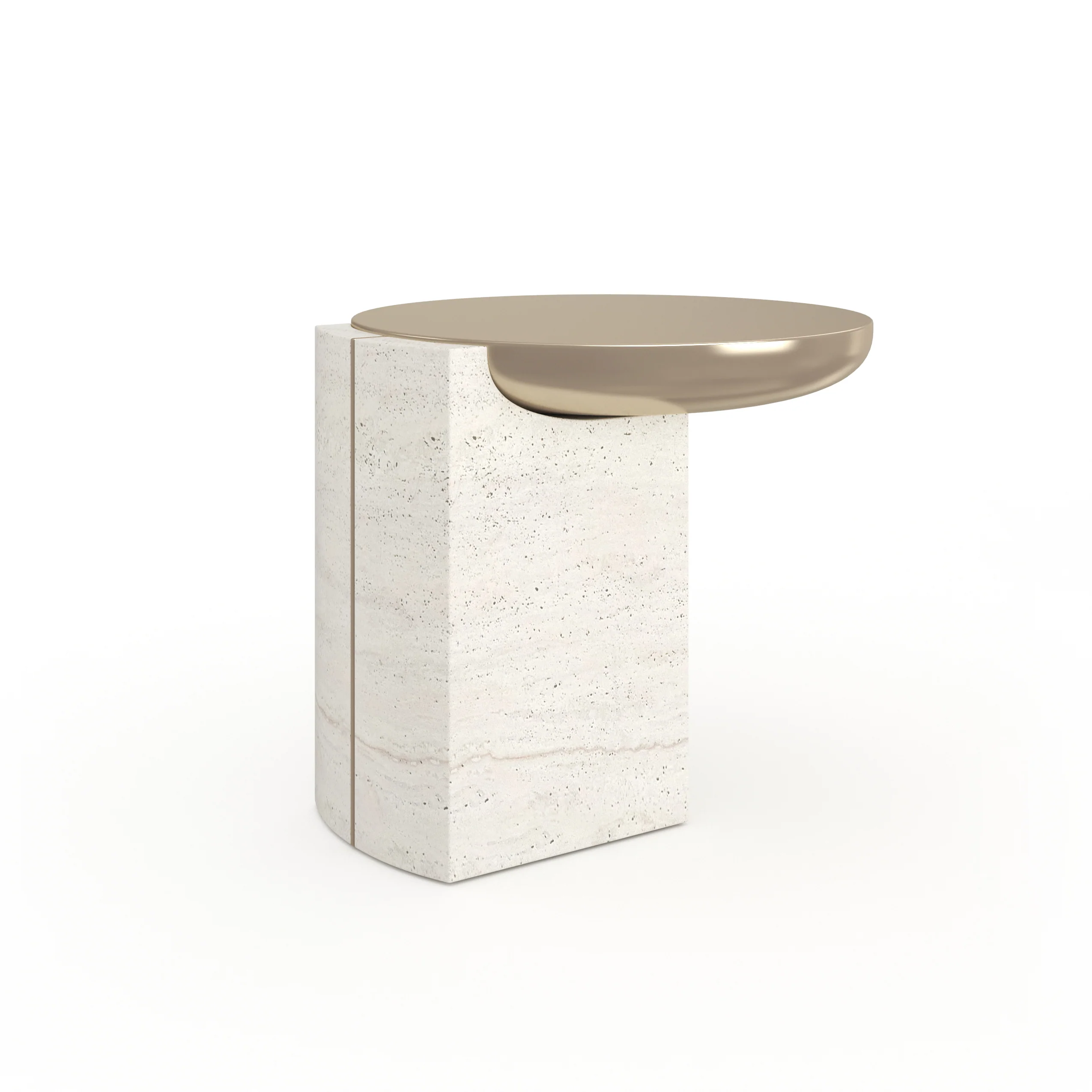 Caracole Classic Overlap Round Side Table - Image 2
