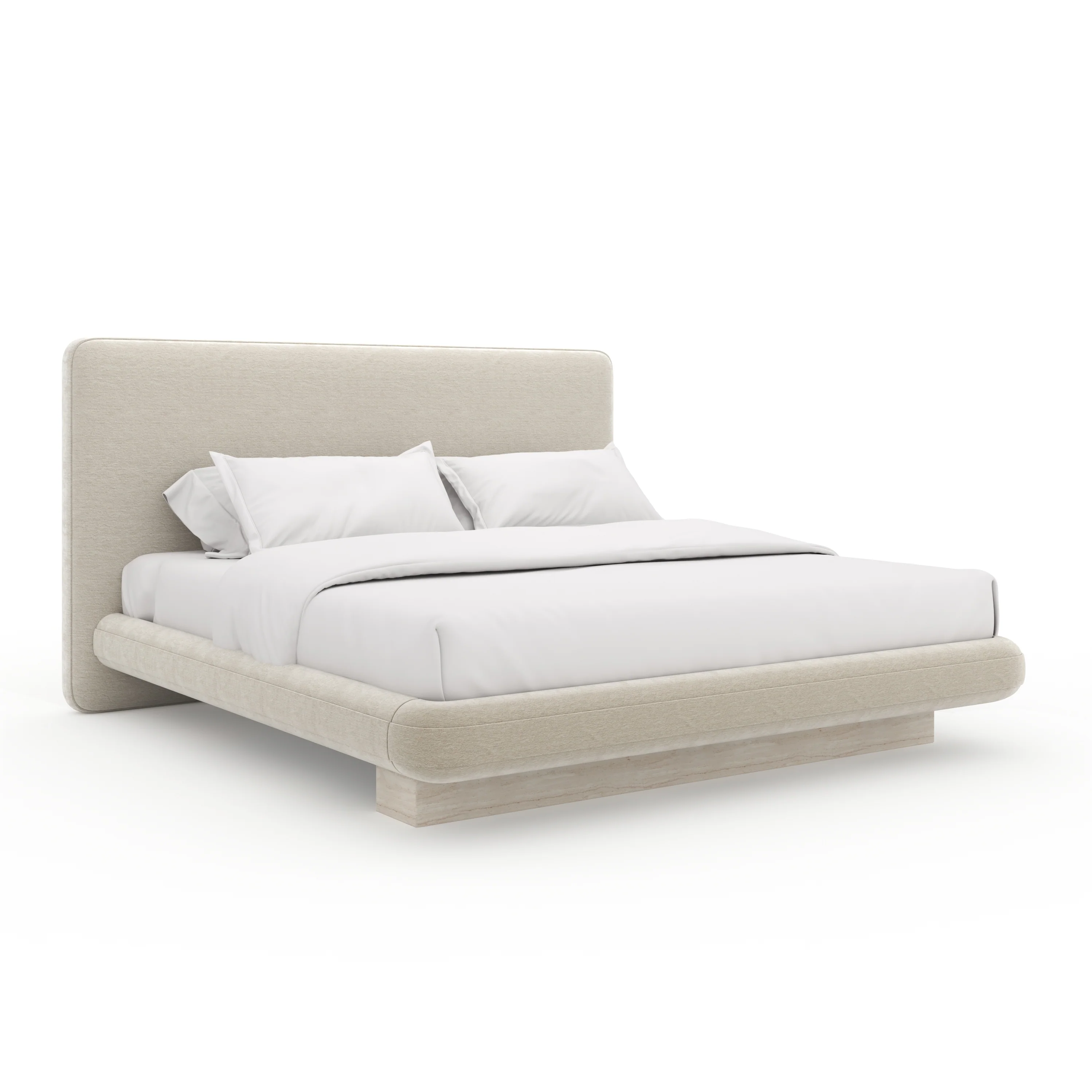 Caracole Classic Overlap Upholstered Bed - Image 2