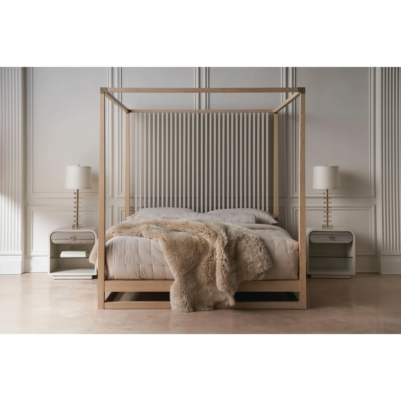 Caracole Classic Pinstripe Light Bed - Image 7