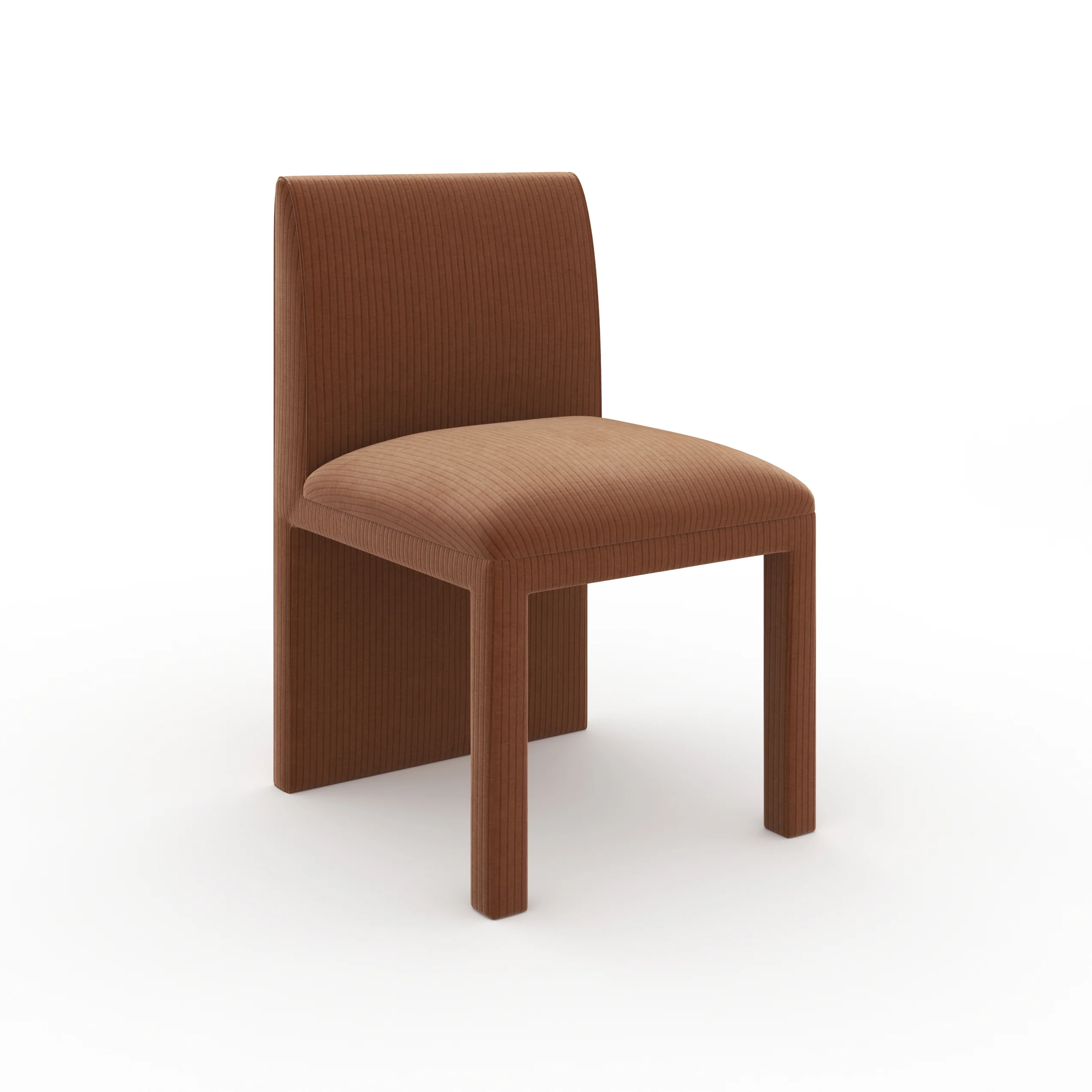 Caracole Classic Pinstripe Upholstered Dining Chair - Image 3