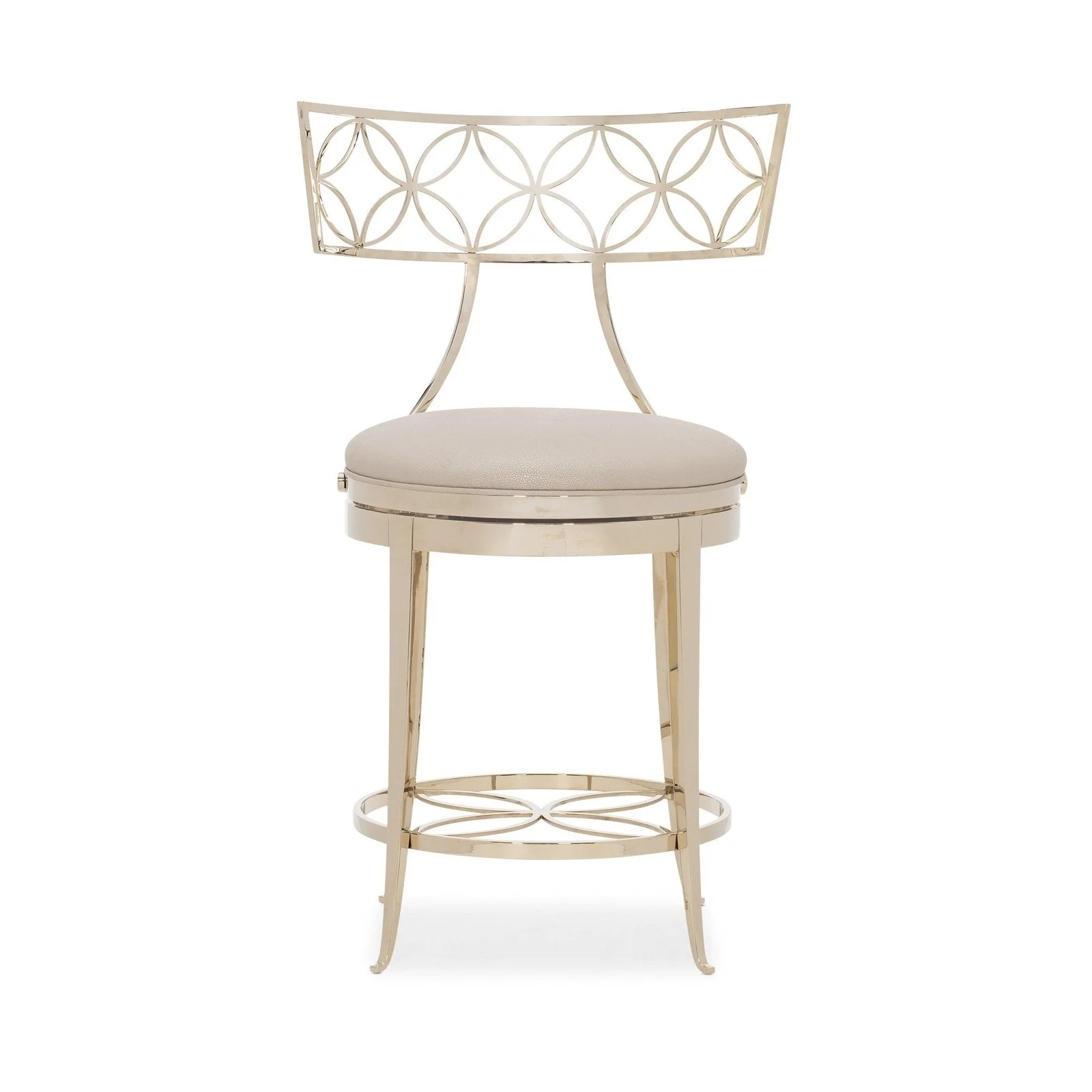Caracole Classic Royal Klismos At The Counter Stool Open Box Item - Image 2