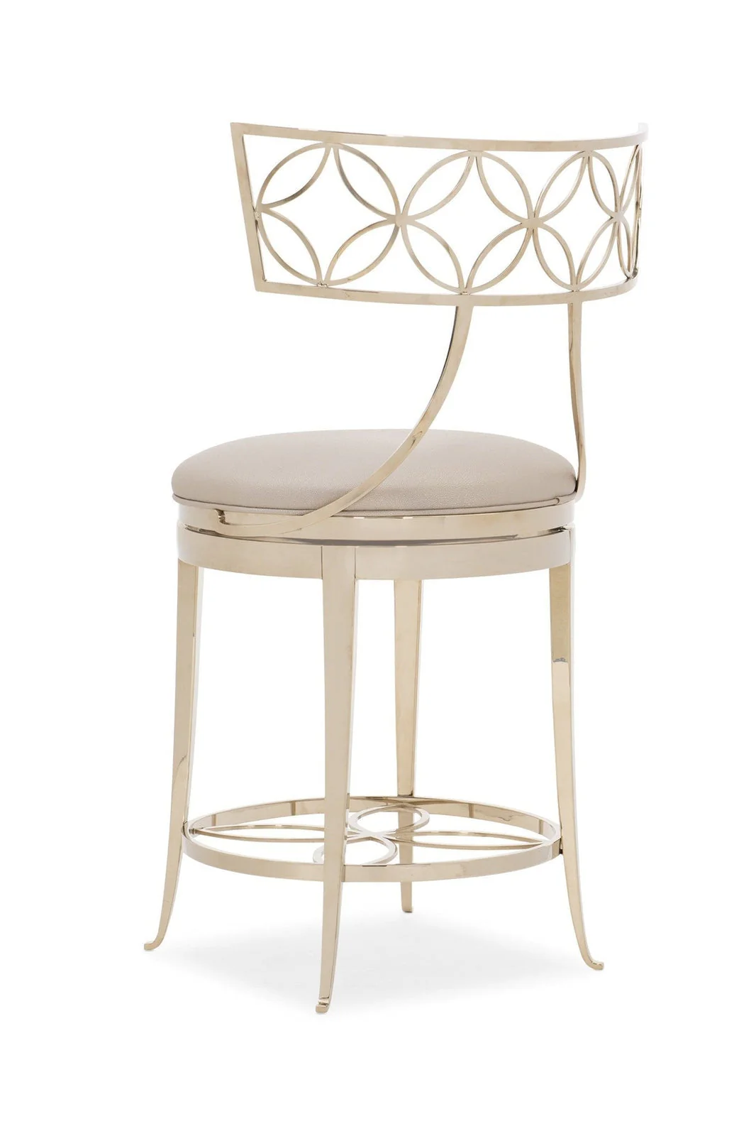 Caracole Classic Royal Klismos At The Counter Stool Open Box Item - Image 3
