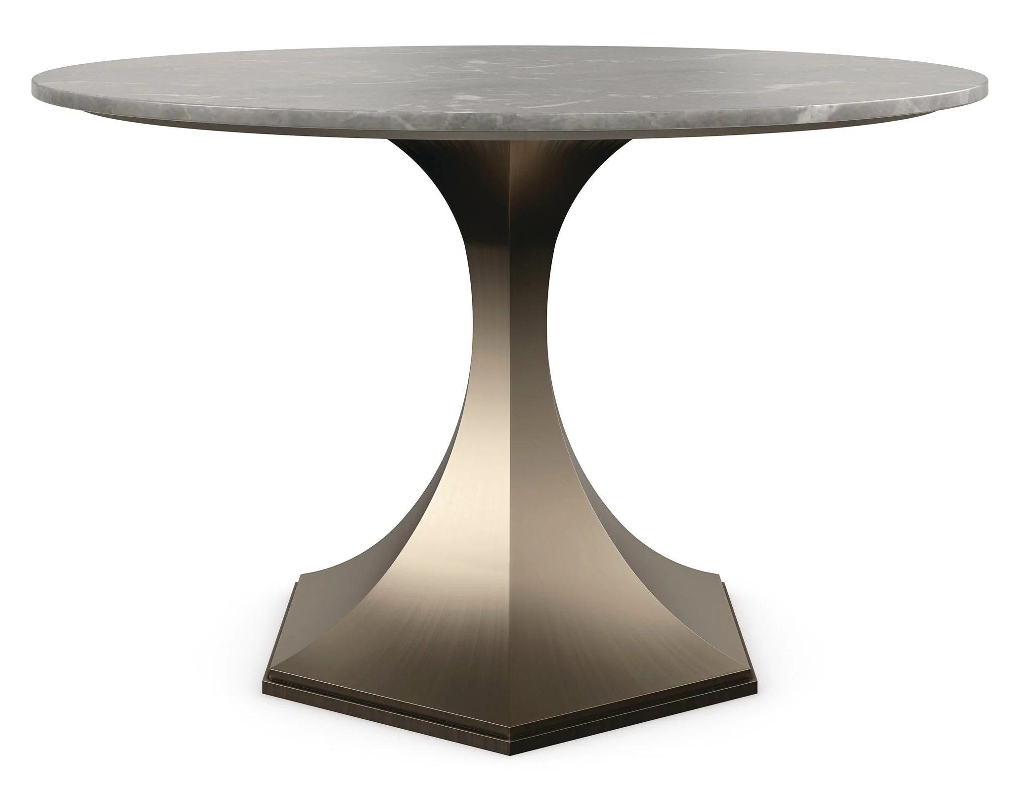 Caracole Classic Top Brass Dining Table INV - Image 4