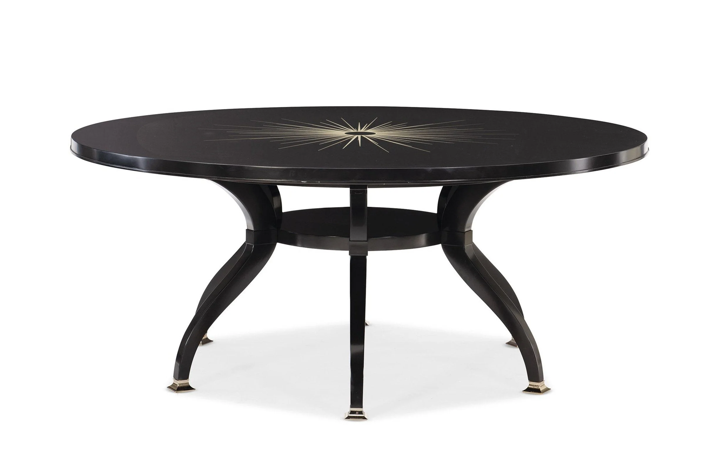 Caracole Classic Total Eclipse Dining Table Open Box Item - 60 Inch - Image 6