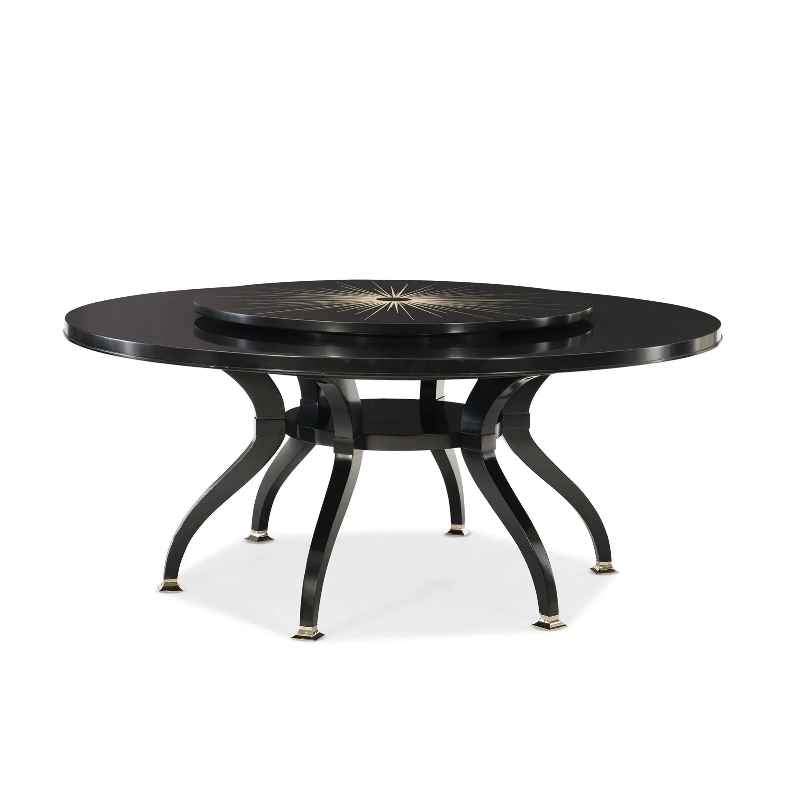 Caracole Classic Total Eclipse Dining Table Open Box Item - 60 Inch - Image 7