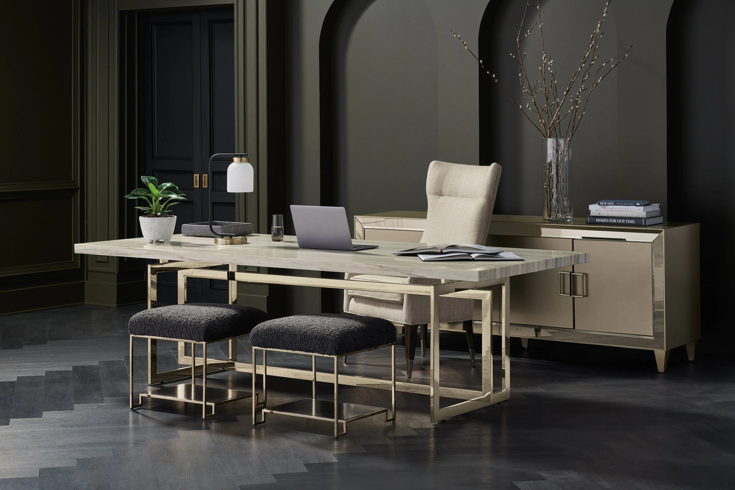 Caracole Classic Wish You Were Here Dining Table - Image 5