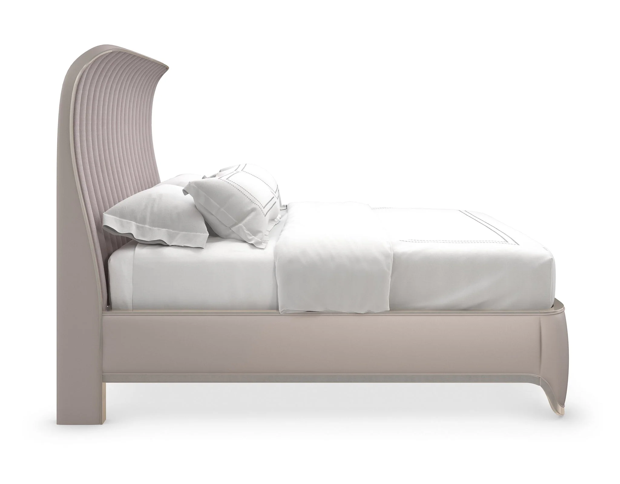 Caracole Compositions Oxford Upholstery Queen Bed INV - Image 6