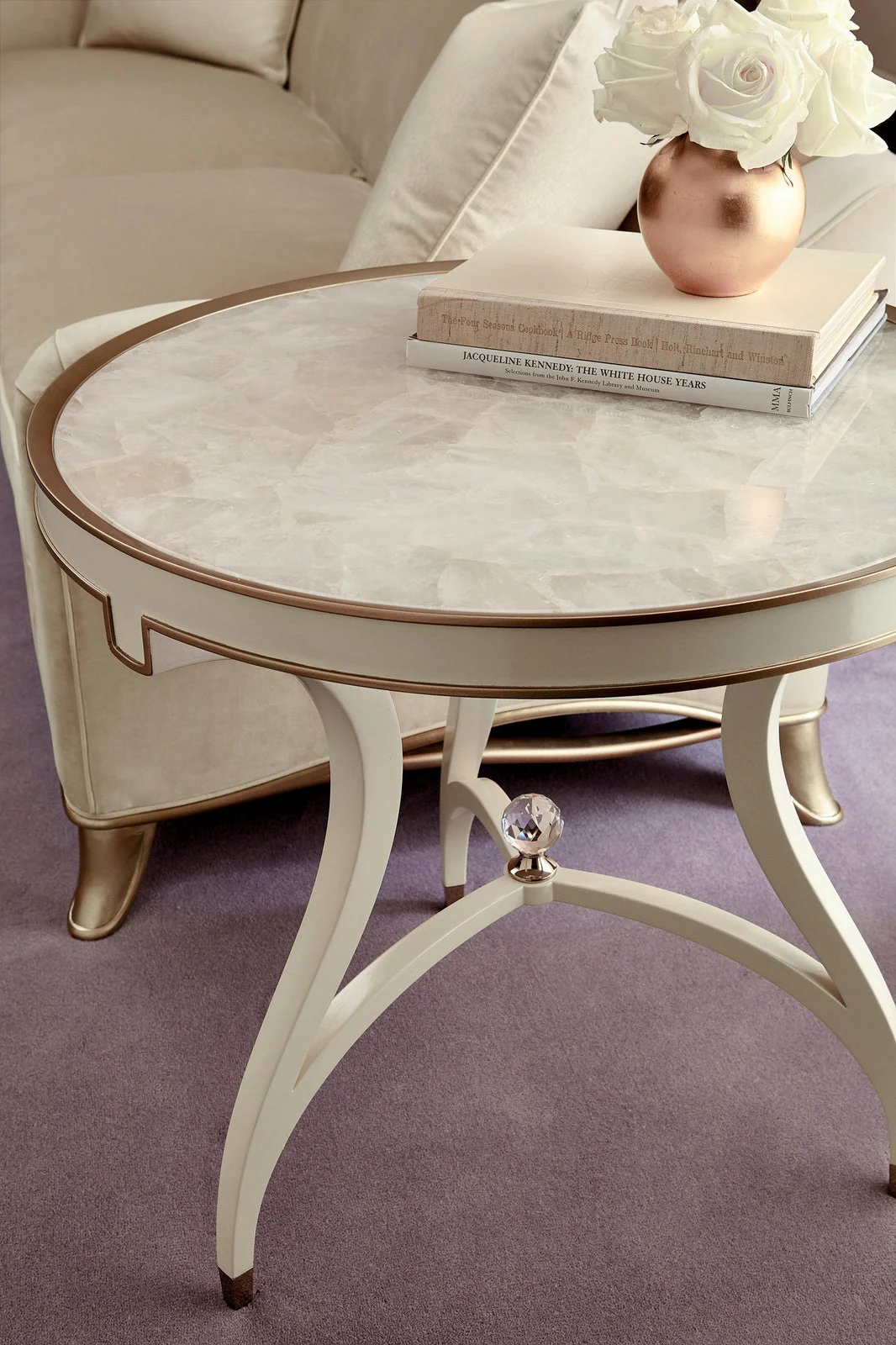 Caracole Debut Ladies Side Table Open Box Item - Image 3