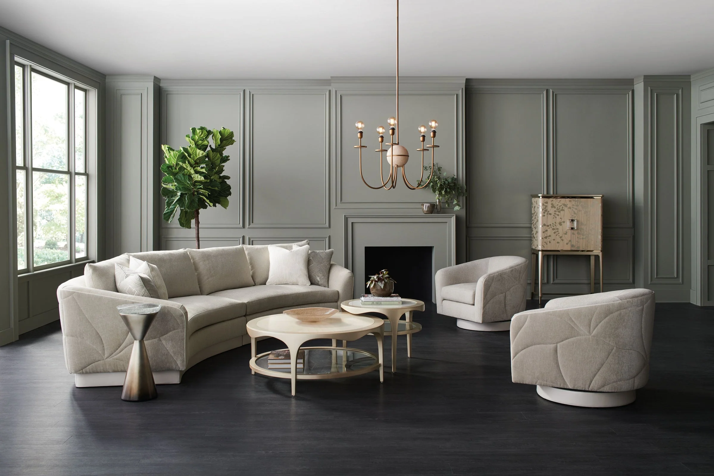 Caracole Fanciful Loveseat Sectional - Image 3